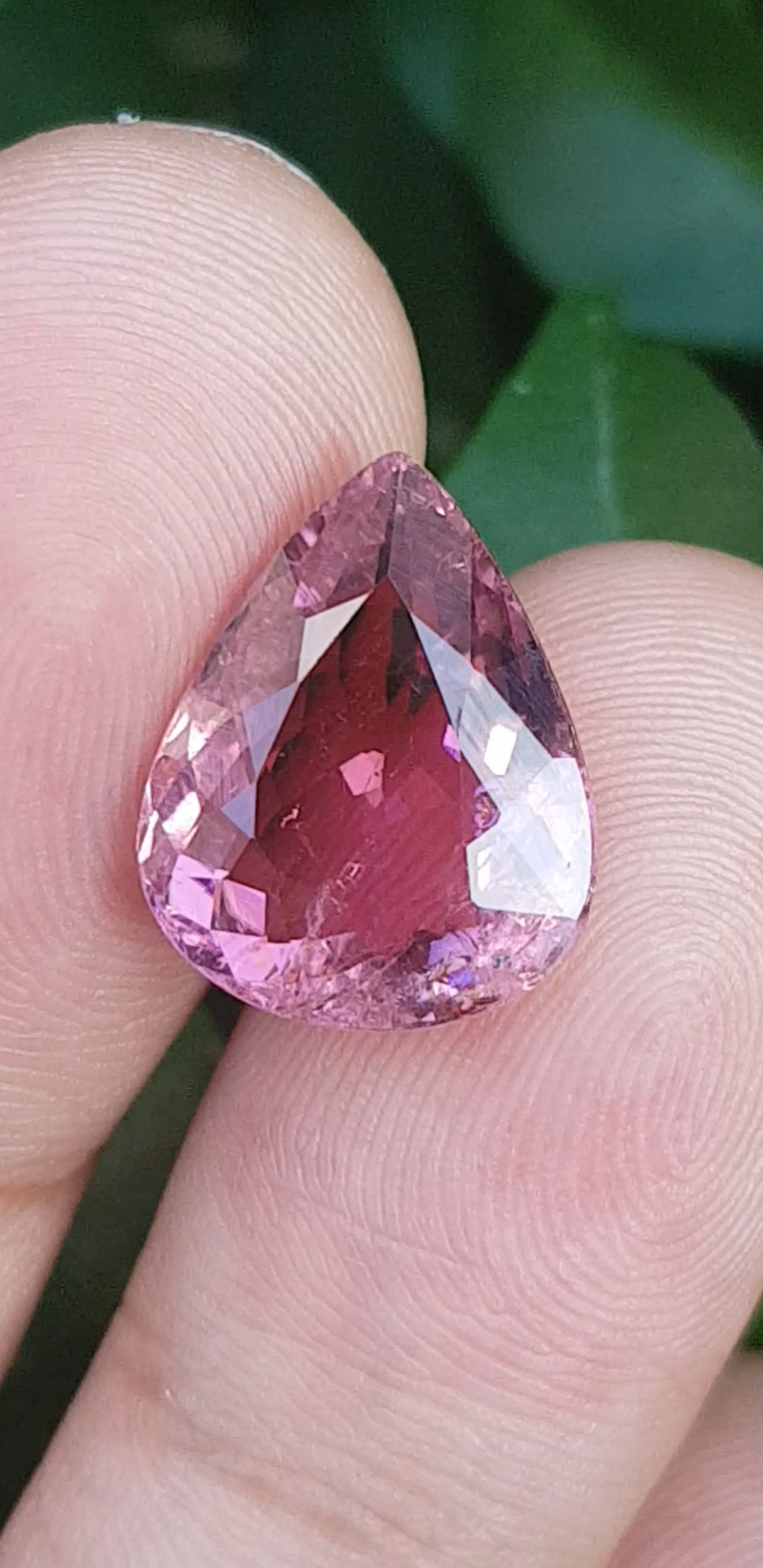 พลอย ทัวร์มาลีน Tourmaline 7.79 กะรัต (Cts.) พลอยแท้ อัญมณีมงคลประจําวันเกิด เครื่องประดับพลอย