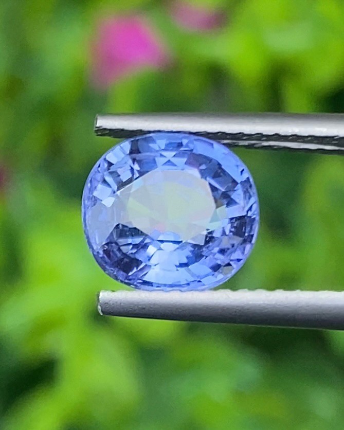 พลอย แทนซาไนท์ Tanzanite 2.29 กะรัต (Cts) พลอยแท้ อัญมณีมงคลประจําวันเกิด เครื่องประดับพลอย