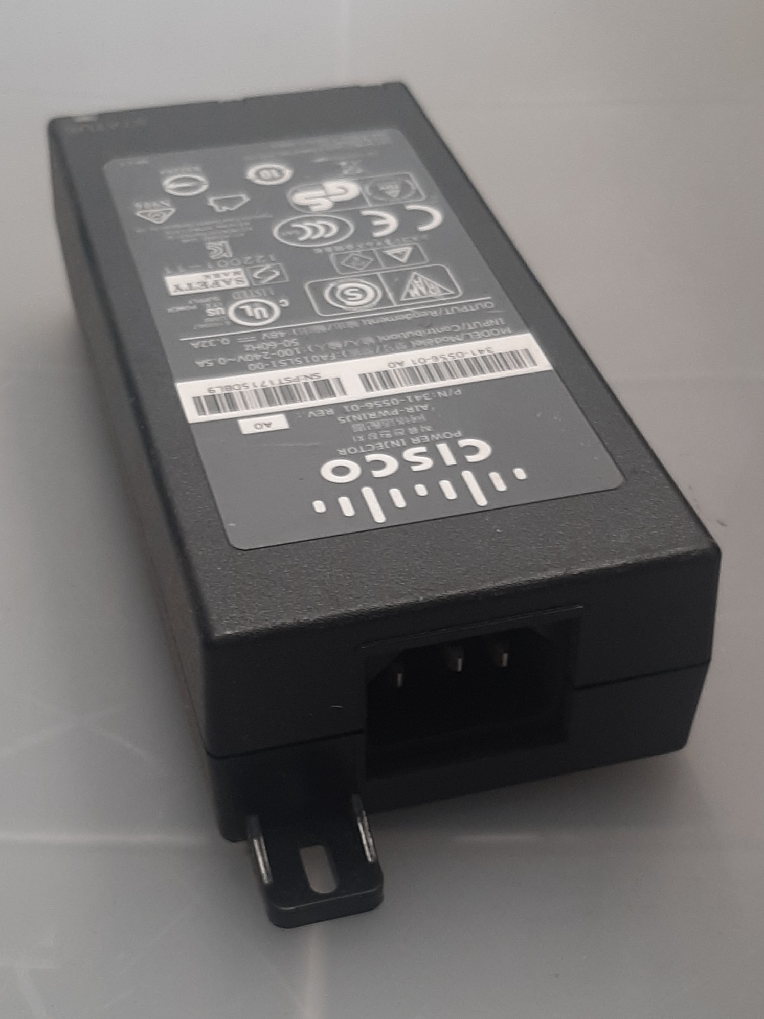 Cisco Power Injector AC Power Adapter 48V 0.32A 15W FA015LS1-00 มือสอง สภาพดี ประกันร้าน 1 เดือน