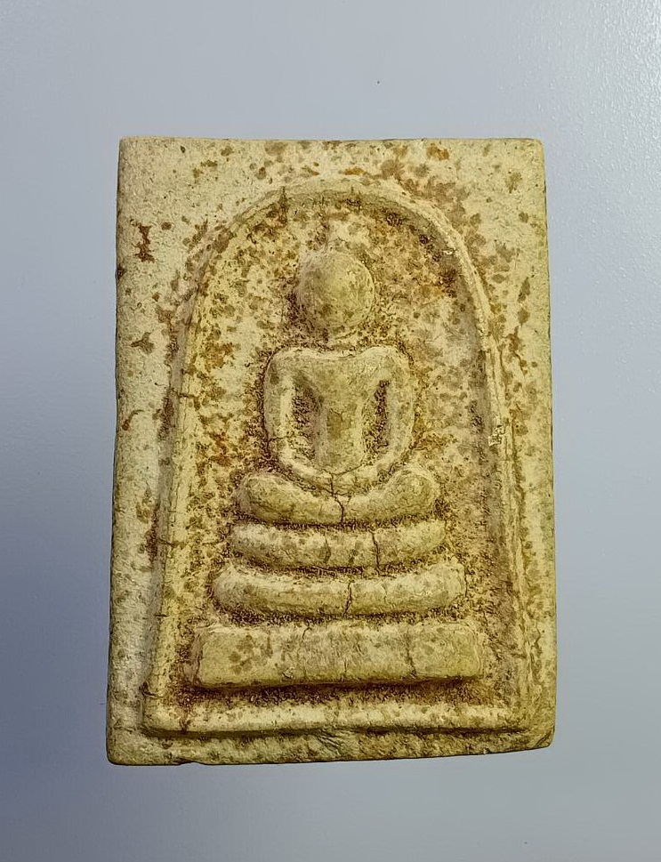 ผ1860 พระสมเด็จ หลังยันต์ ไม่ทราบที่ครับ