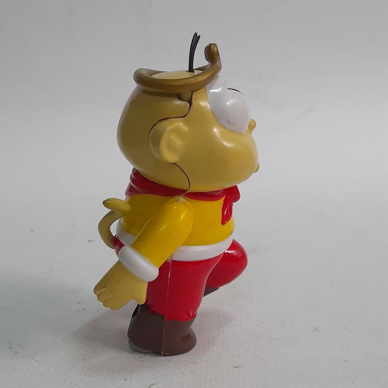 ฟิกเกอร์ พลาสติก ***มีตำหนิตามภาพ ปังปอนด์ พรีเมี่ยม 7- 11 ในอดีต ชุดปังปอนด์เห้งเจีย ขาดเมฆ ,กระบองมือสองตามสภาพดีมีรอยบ้าง