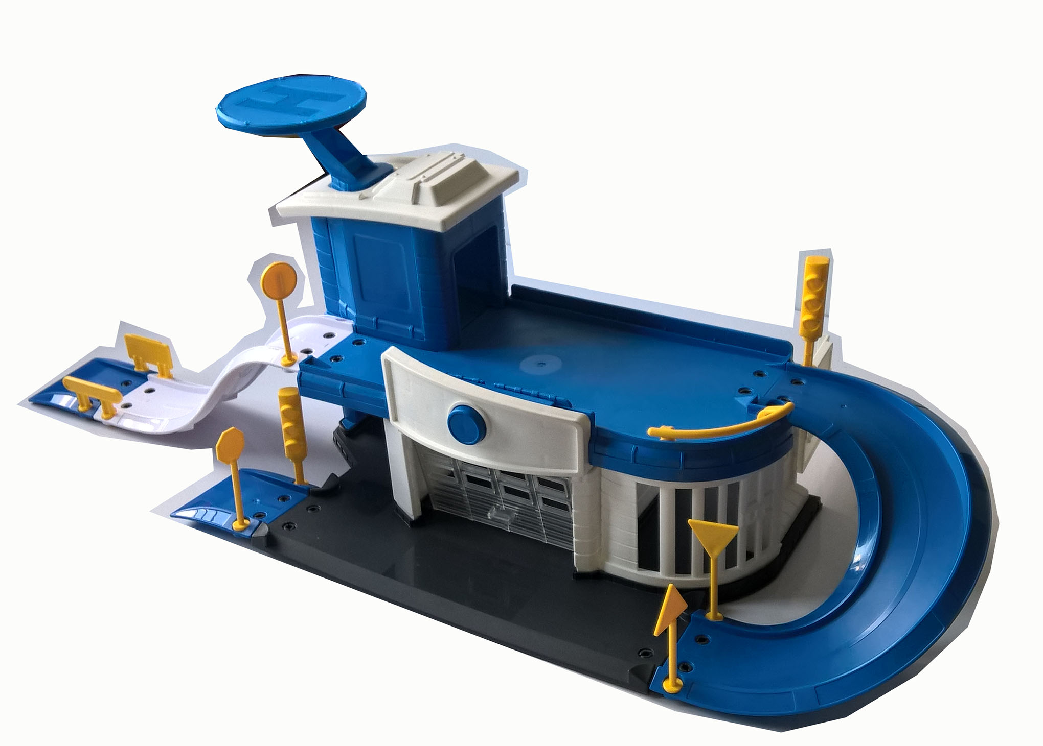 ชุดเซ็ทรางรถเหล็ก Die Cast มาจอเร็ต Polizei Station สถานีตำรวจ สภาพดีมาก แกะเพื่อโชว์#รถเหล็ก ใช้เล่นกับรถเหล็ก ขนาดประมาณ 1:64 และเครื่องบินสเกลใกล้เคียงกัน ขนาดโดยประมาณ 72*22 cm. ***ไม่มีรถให้