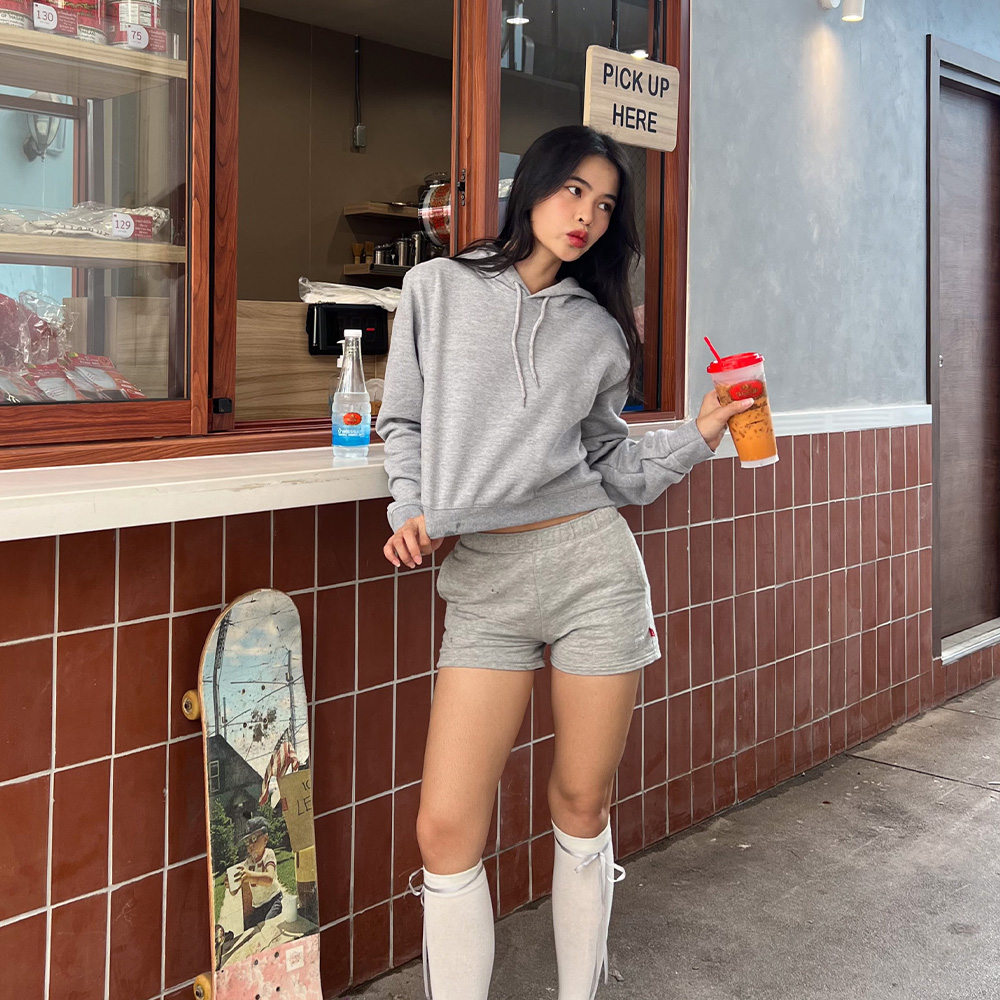 เสื้อยืด GILDAN 8T500 เบบี้ฟลีซฮู้ดสวม