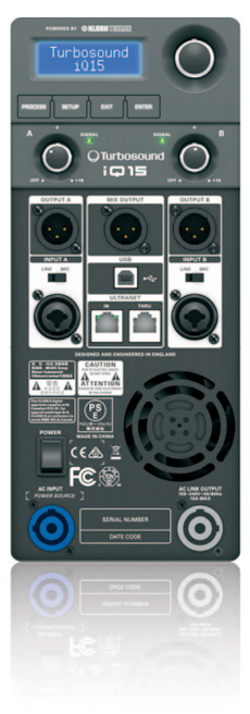 Turbosound iQ8 ตู้ลำโพง พร้อมเครื่องขยายเสียง 2,500 Watt 2 Way 8" Loudspeaker with KLARK TEKNIK Digital Signal Processing and ULTRANET Networking