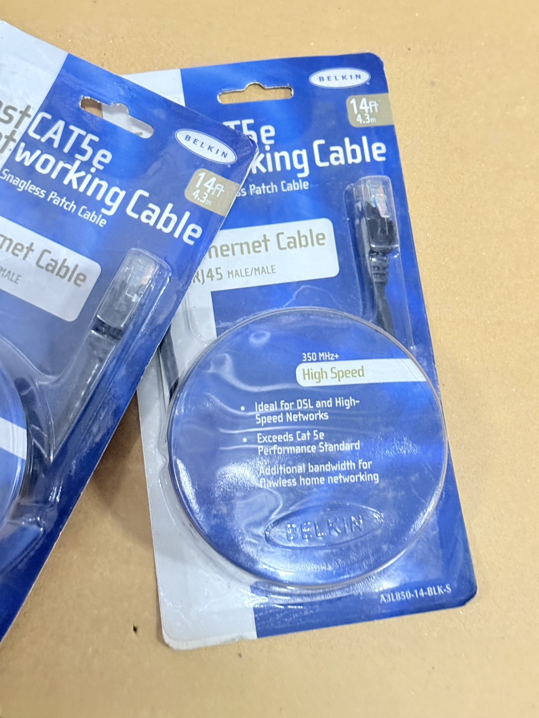 Belkin Fast CAT5e Networking Cable 14ft 4.3m.