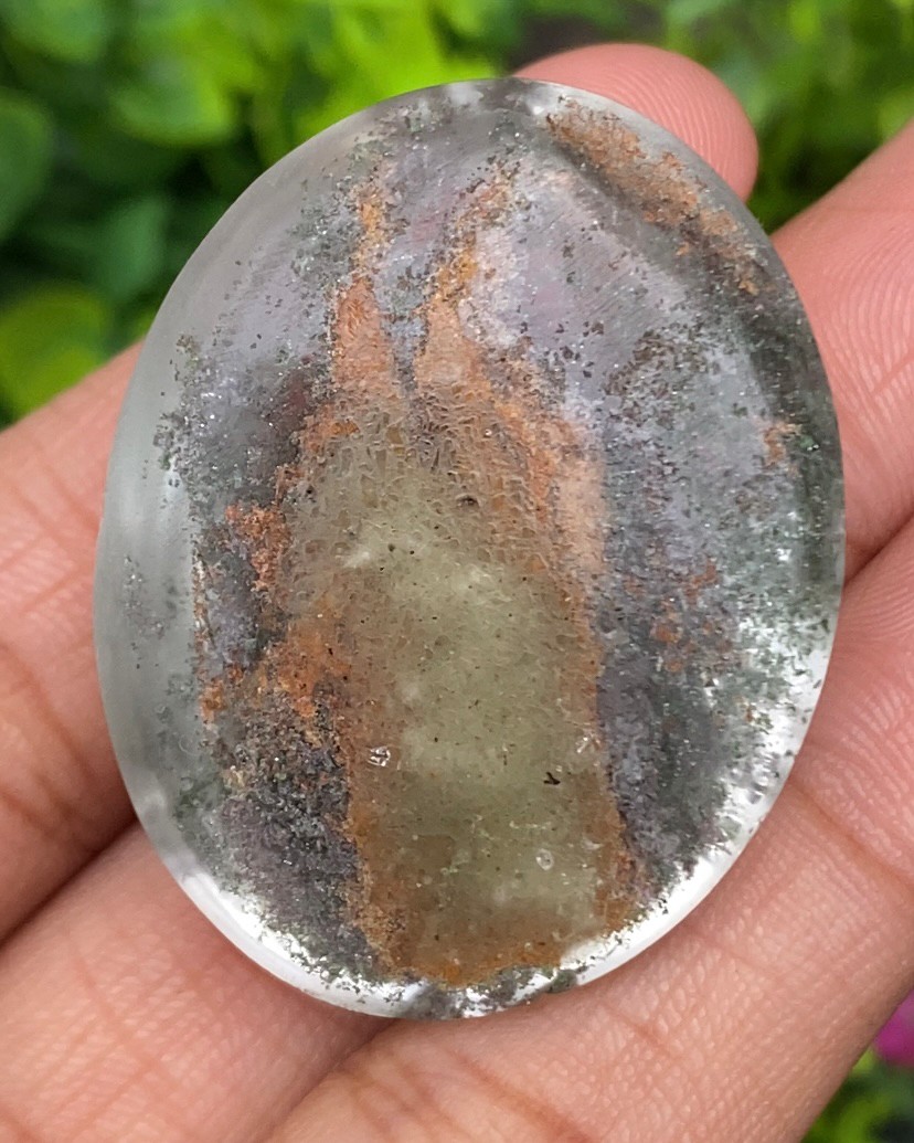 โป่งข่าม ควอตซ์ Included Quartz 144.55 กะรัต Cts พลอยแท้ อัญมณีมงคลประจําวันเกิด เครื่องประดับพลอย