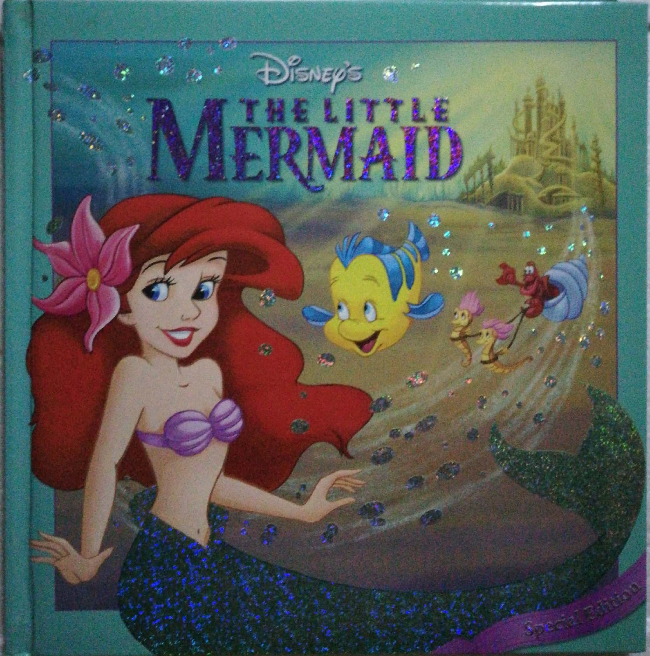 หนังสือนิทานภาพสวย**ปกหลังมีตำหนิตรงสันบนและมีรอยตามภาพ, เจ้าหญิงเงือกน้อย แอเรี่ยล The Little Mermaid