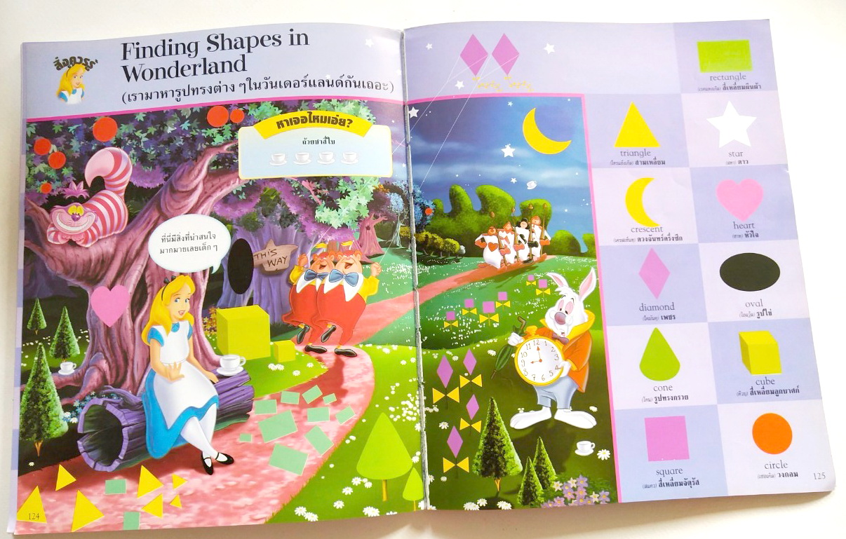 หนังสือภาพการ์ตูนดิสนีย์ **หนังสือมีตำหนิ โปรดตรวจสอบทุกภาพ "รวมศัพท์ภาษาอังกฤษ 1000 คำ Disney my first 1000 Words"