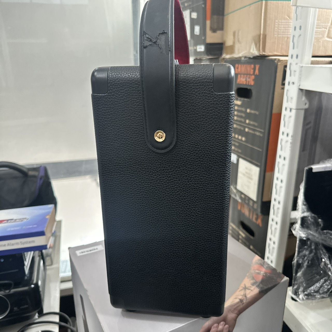 Marshall Bluetooth Speaker Tufton Black and Brass