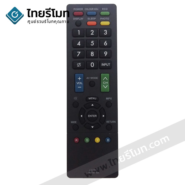รีโมททีวี Sharp รุ่นGB071WJSA