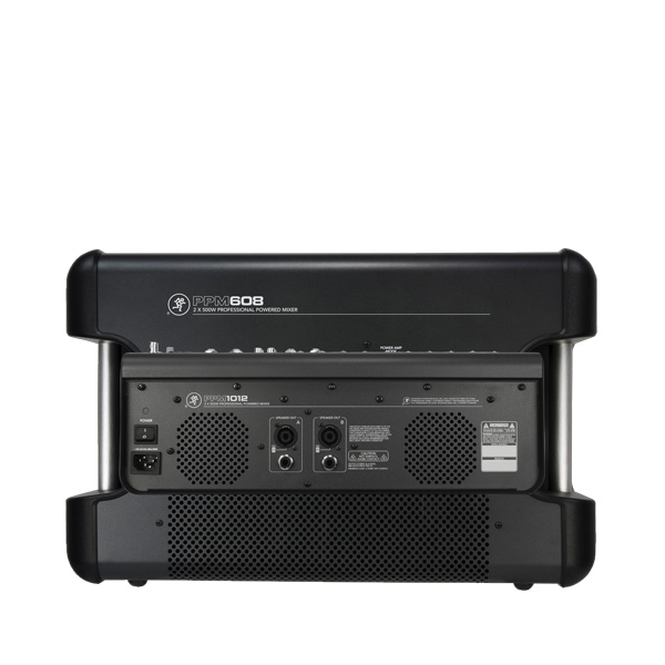 MACKIE PPM1008 เครื่องผสมสัญญาณเสียง มีแอมป์ในตัว 8 ชาแนล 8 ไมค์ คลาส D 1600 วัตต์ ที่ 4 โอมห์