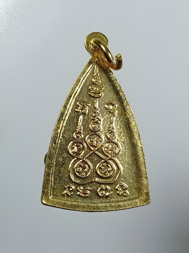 A7982 หลวงพ่อโสธร วัดโสธรวราราม จ.ฉะเชิงเทรา หลังยันต์ห้า กะไหล่ทองลงยา