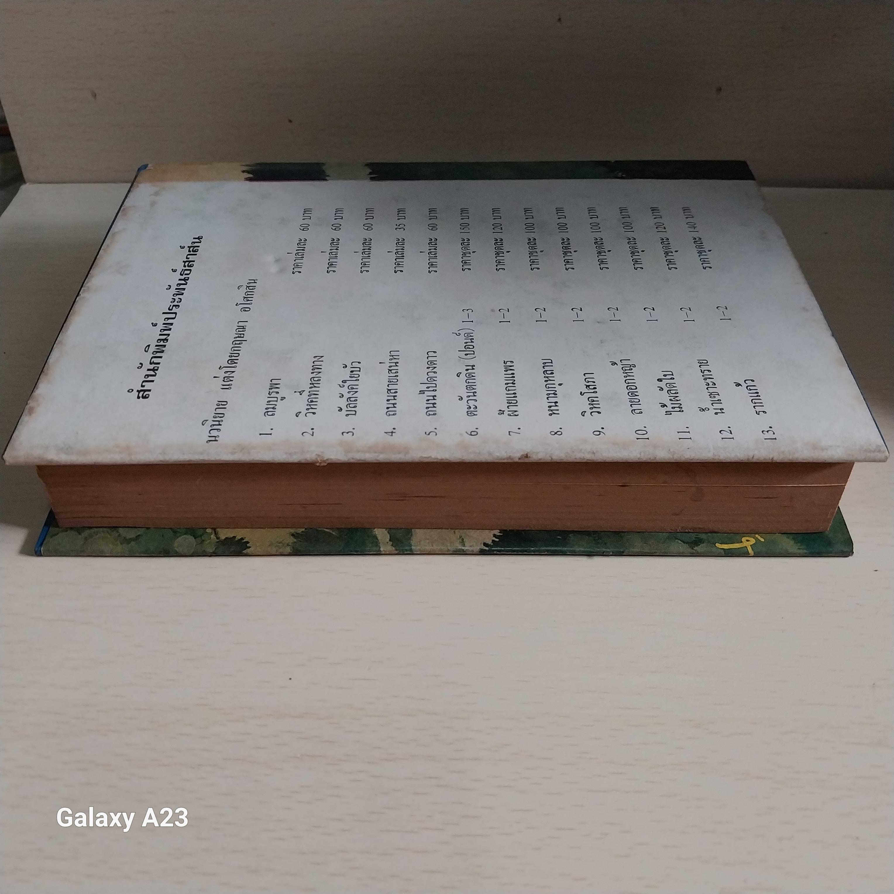 มีหลายภาพ * หนังสือเก่ามีตำหนิโปรดดูทุกภาพ หนังสือนิยายเก่า มาก 2 เล่มจบ ปกแข็ง เรื่อง ไปสู่ฉิมพลี โดย กฤษณา อโศกสิน พิมพ์ครั้งที่ 2 พ.ศ 2520 โดยรวมสภาพดี ราคาปก 100 บาท