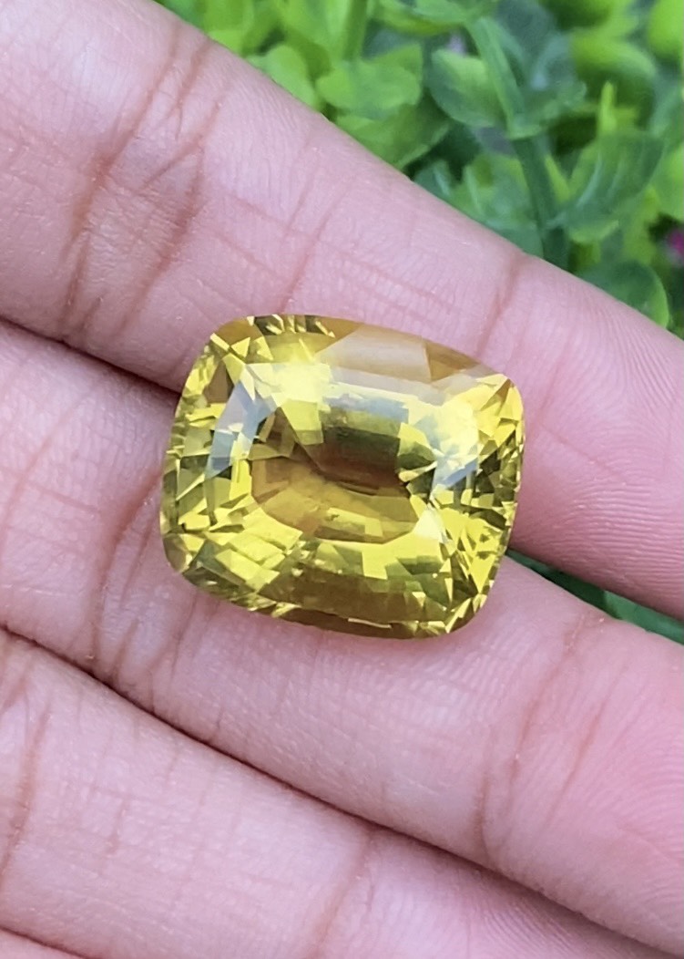 พลอย เลมอนควอตซ์ Lemon Quartz 23.92 กะรัต (Cts.)
