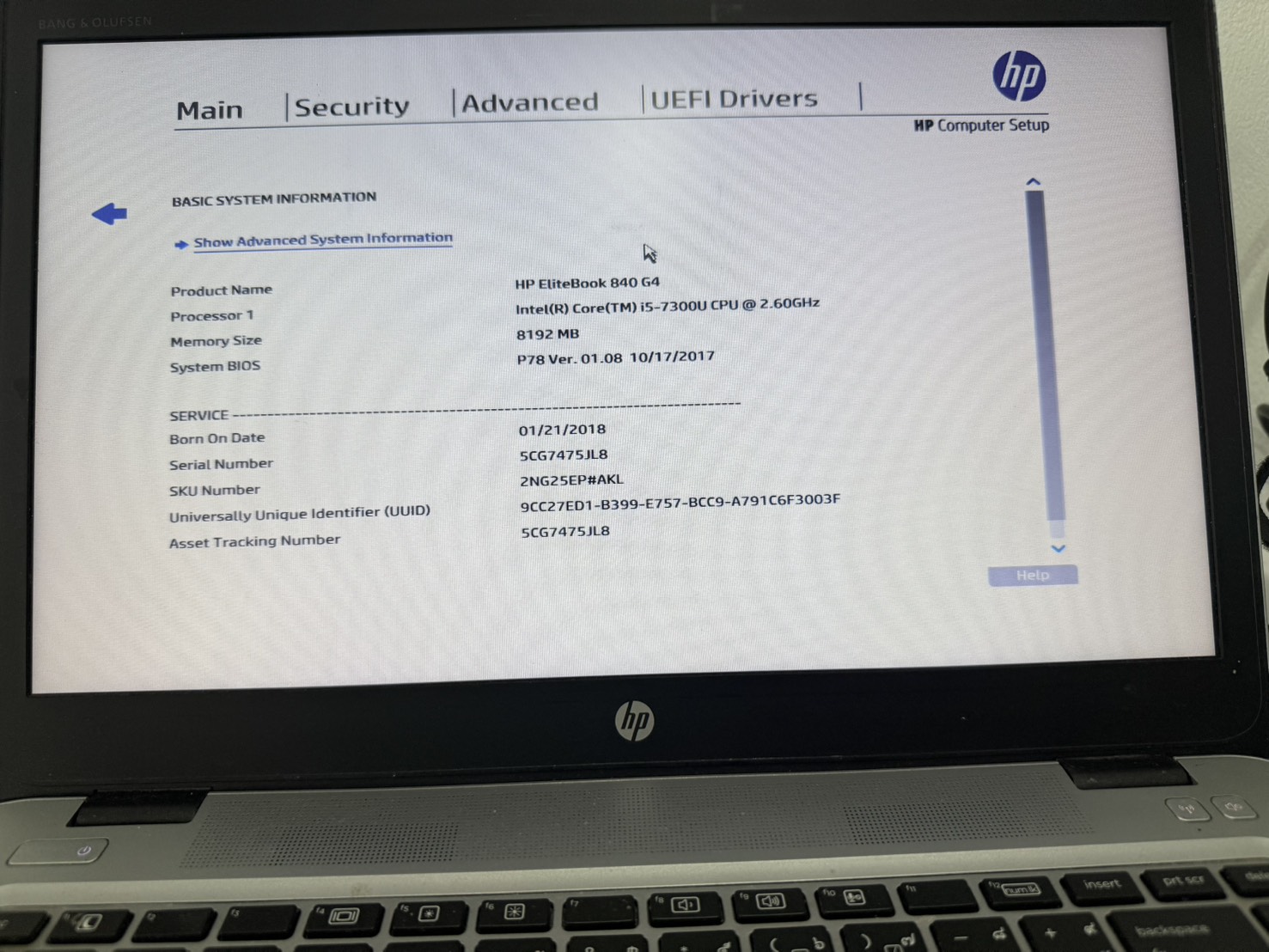 Notebook HP EliteBook 840 G4 (i5-7300U/8GB/M.2 256GB) ไม่มี Adapter แบตเสื่อม จอ Bright ขอบยางเสื่อม