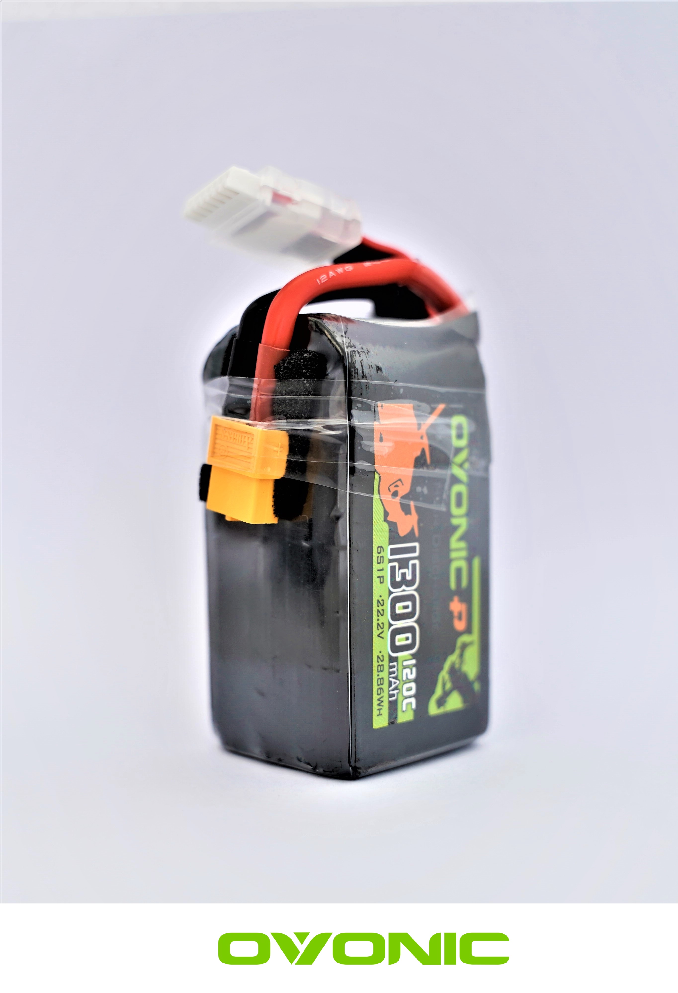 แบลลิโพ Ovonic 6S 22.2V 1300mAh 120C ใส่ SpeedyBee35 หรือโดรน 6S ใบ 3.5" 4" 5นิ้ว