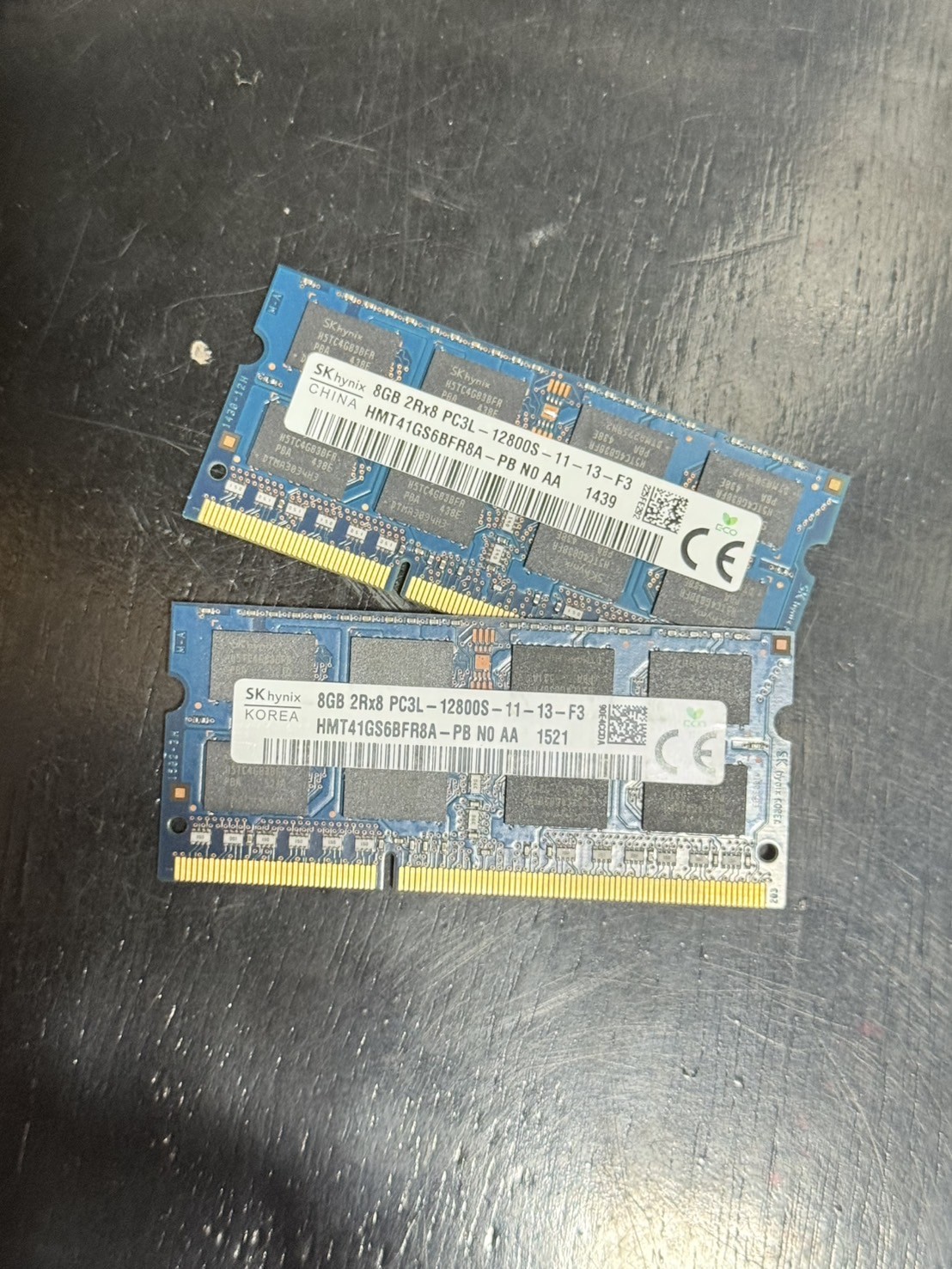 Skhynix 8GB 2Rx8 PC3L-12800S