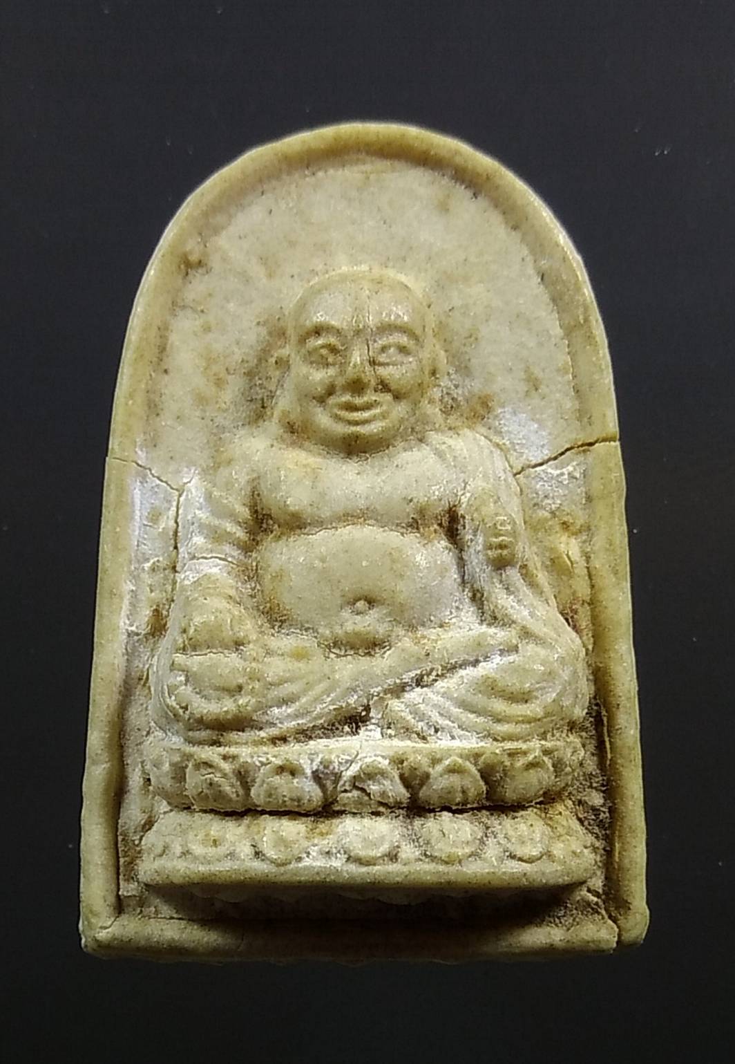 ผ178 พระสังกัจจาย รุ่นแรก สมเด็จพระญาณสังวร วัดบวรนิเวศวิหาร ปี 2528 เนื้อผงเกสร