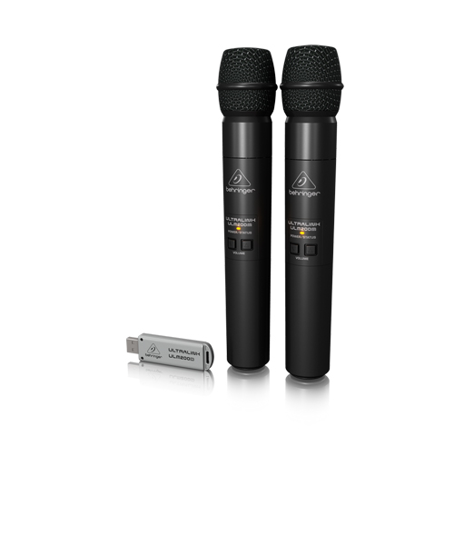 BEHRINGER ULM-202USB ชุดไมค์ลอย มือถือคู่ 2.4 GHz รับสัญญาณผ่าน USB