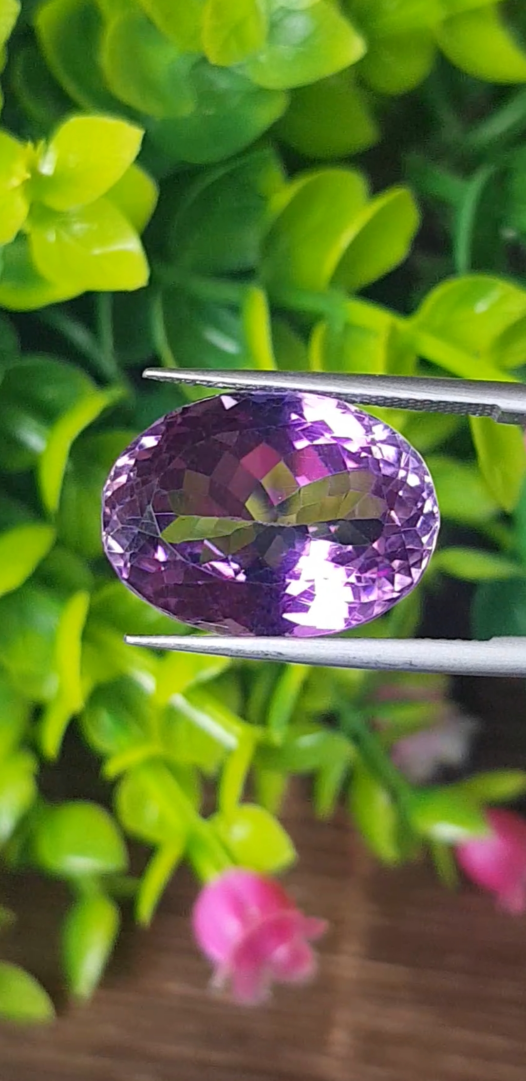 พลอย อเมทิส Amethyst 17.25 กะรัต (Cts.) พลอยแท้ อัญมณีมงคลประจําวันเกิด เครื่องประดับพลอย