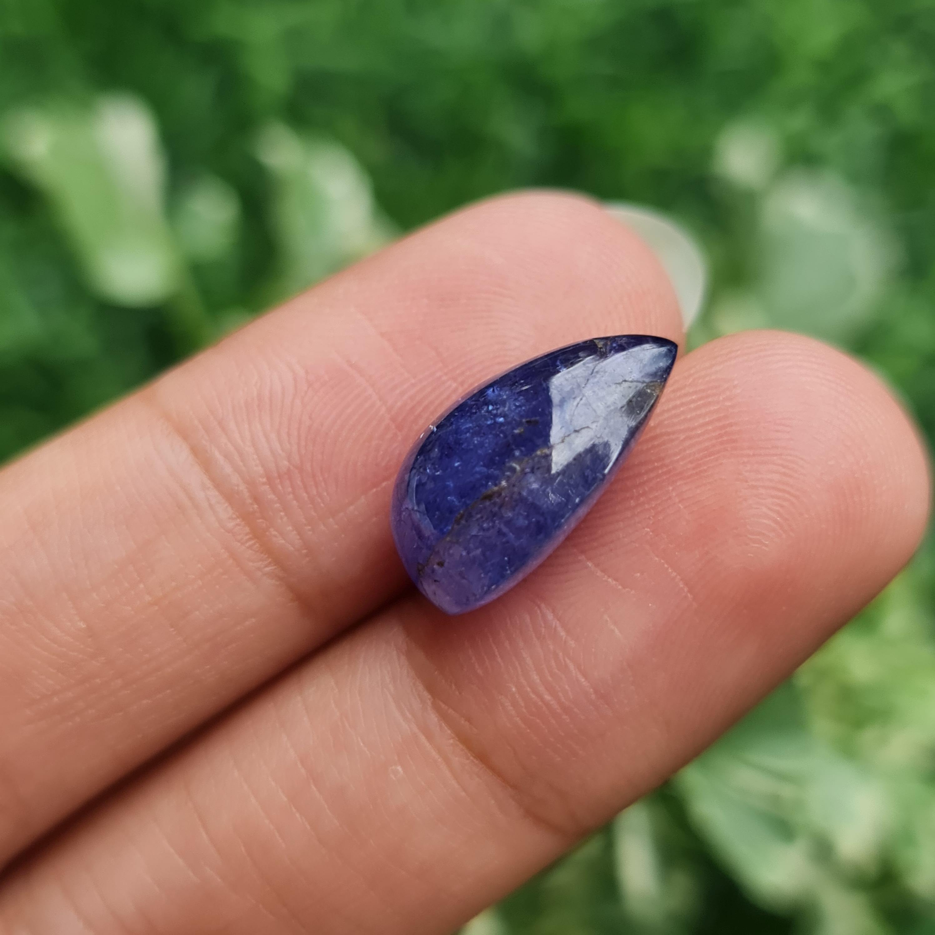พลอย แทนซาไนท์ Tanzanite 11.04 กะรัต (Cts.) พลอยแท้ อัญมณีมงคลประจําวันเกิด เครื่องประดับพลอย