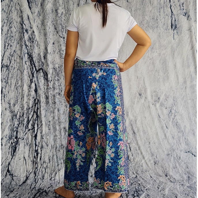 STAMPCOTTON กางเกงขายาว ผ้าปาเต๊ะ กางเกงเล กางเกงใส่สบาย