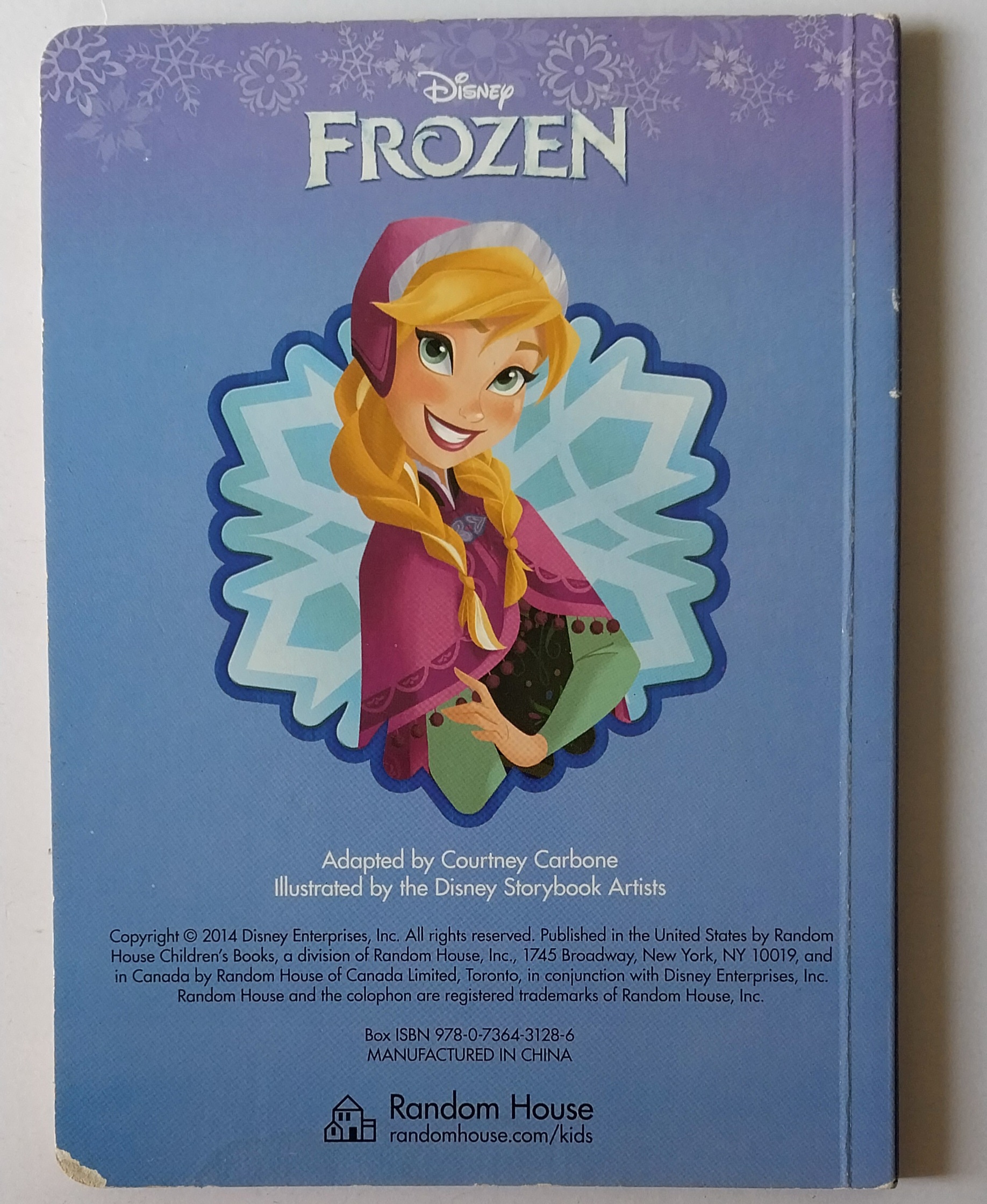 มีหลายภาพ,เจ้าหญิงแอนนา โฟรเซ่น,หนังสือนิทานปกแข็งภาษาอังกฤษ กระดาษแข็งทุกหน้า ขนาด 19ซม. -มือ1 ปกหลังมุมล่างมีรอยลอกเล็กน้อย Disney, Frozen Anna ปีที่พิมพ์ 2014