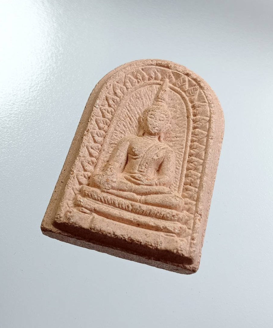 ผ3970 หลวงพ่อพระใส วัดโพธิ์ชัย จ.หนองคาย เนื้อกระเบื้องหลังคาโบสถ์ ปี2541