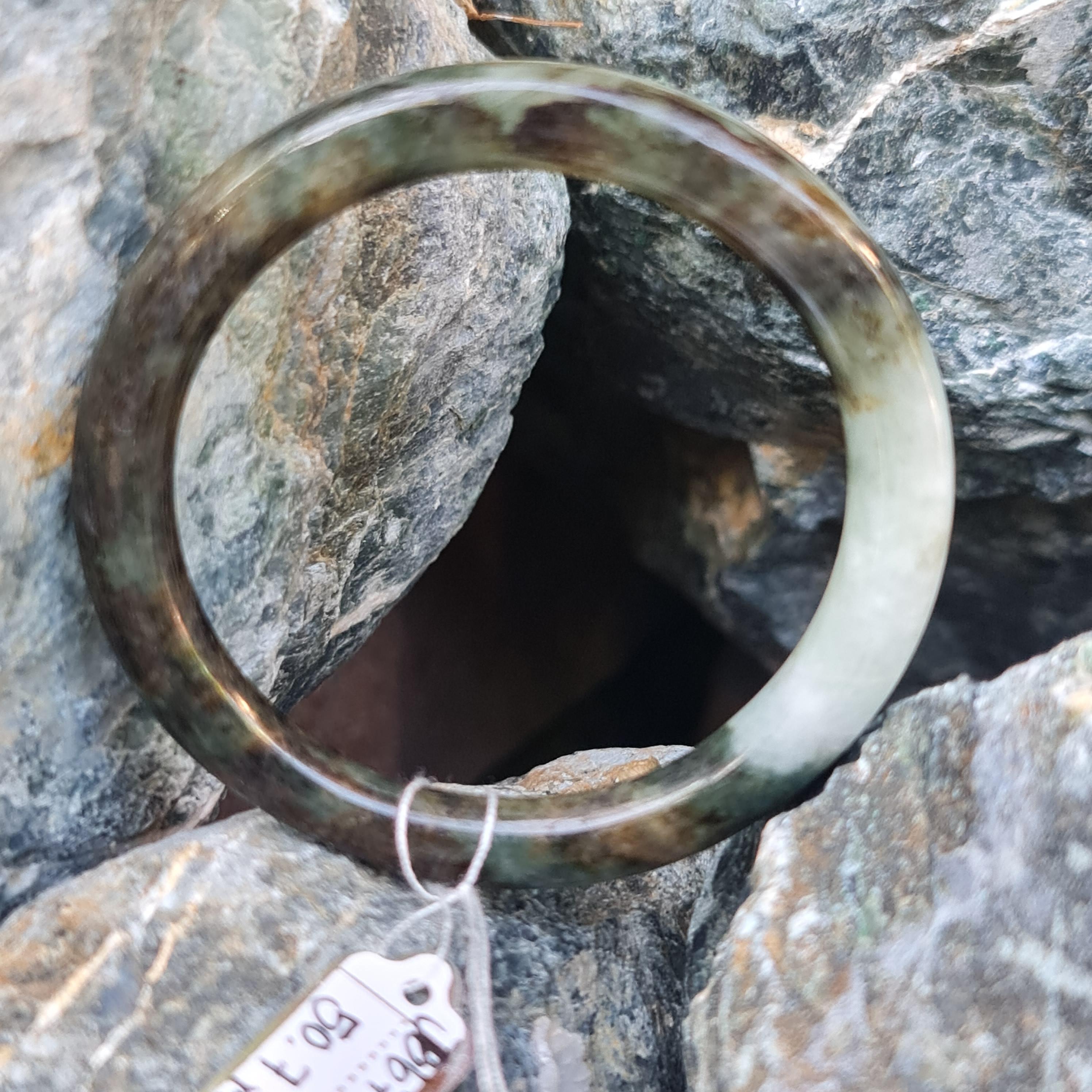 JB6711156 หยก พม่า แท้ Jade กำไลหยก (Jadeite bracelet) พม่า (Myanmar) 50.7 มม.