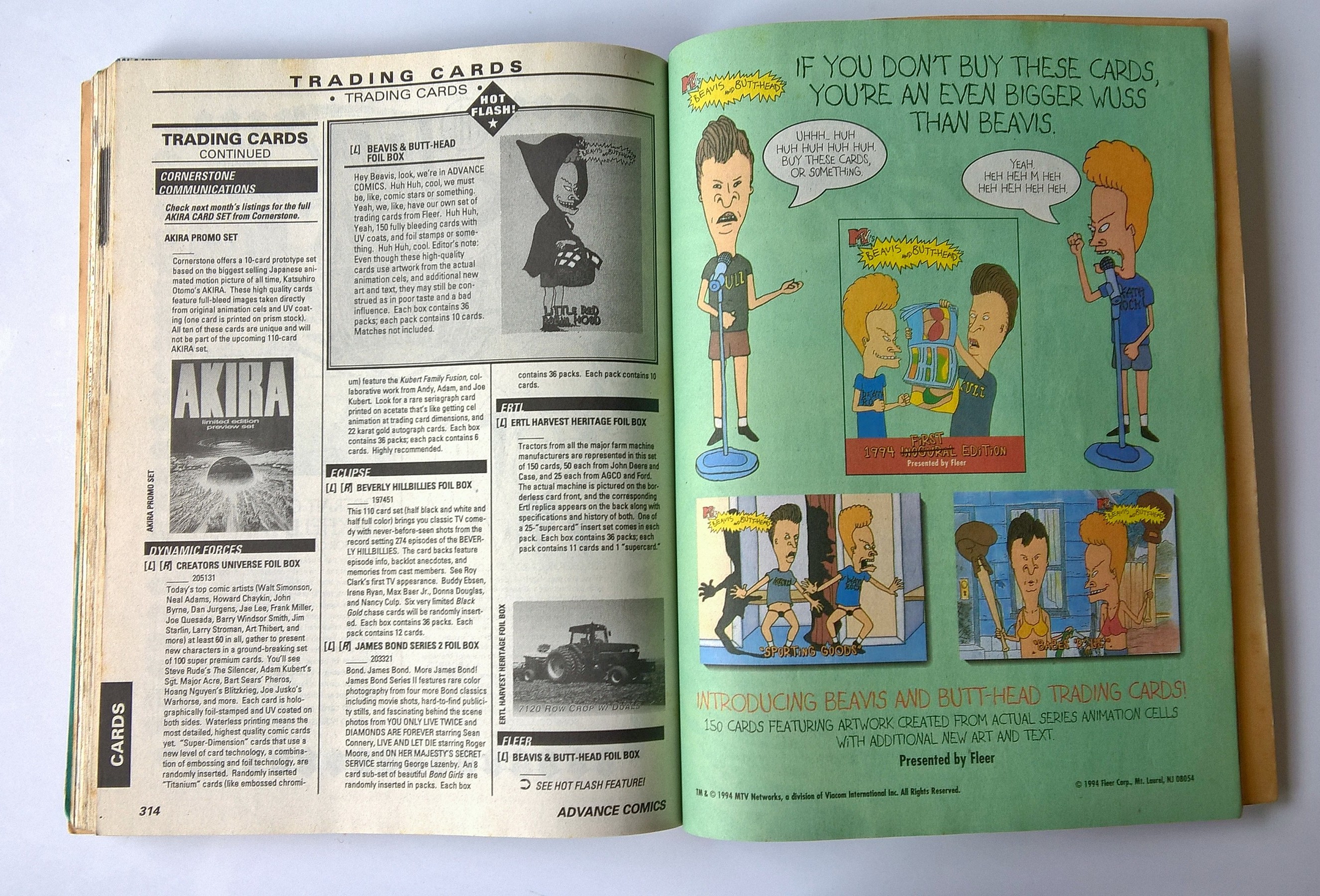 มีหลายภาพ,นิตยสารการ์ตูนเก่า ภาษาอังกฤษ ADVANCE COMICS No. 65 MAY 1994 Consumer Edition, including games,cards,video&more!, Star Stammers is back.