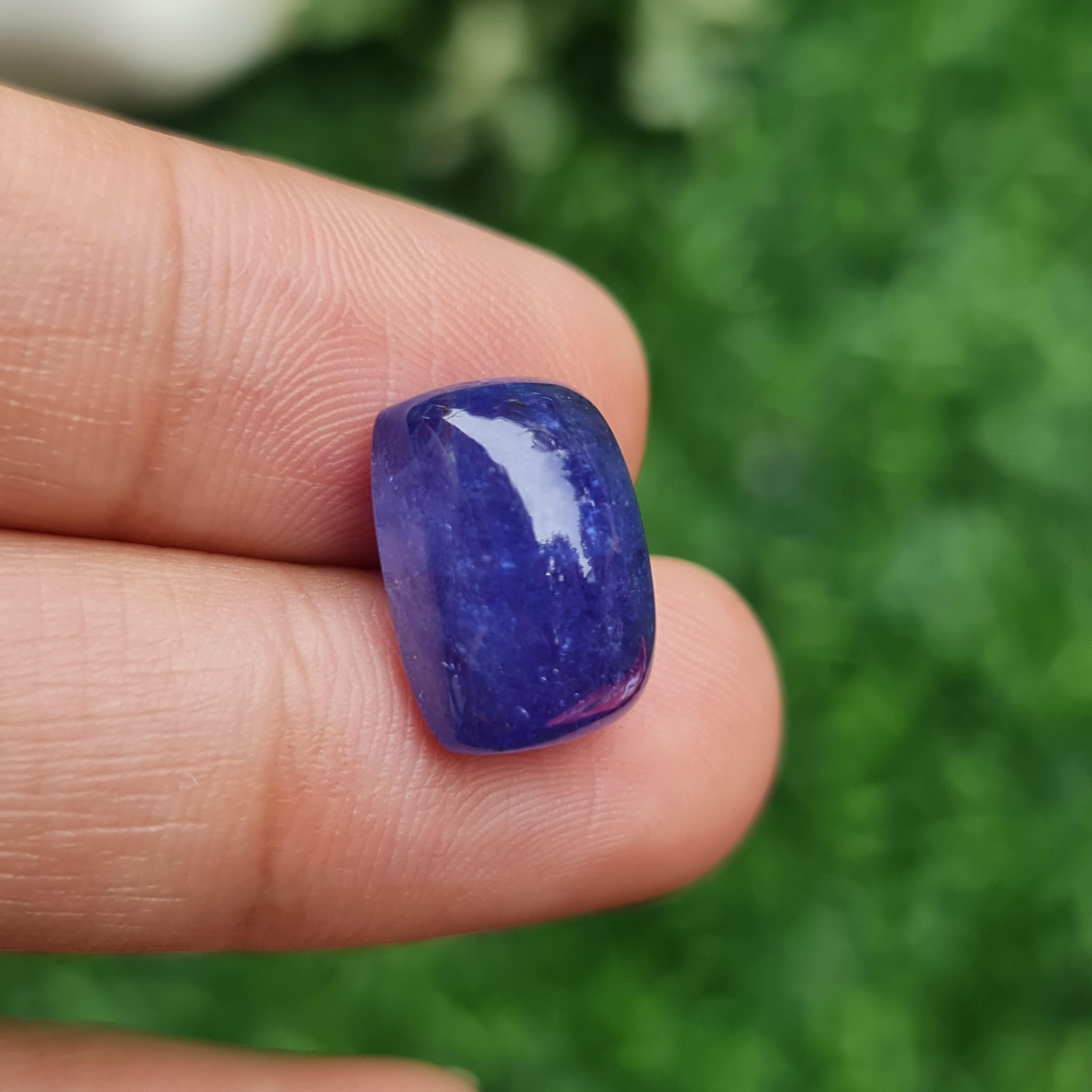 พลอย แทนซาไนท์ Tanzanite 11.69 กะรัต (Cts.) พลอยแท้ อัญมณีมงคลประจําวันเกิด เครื่องประดับพลอย