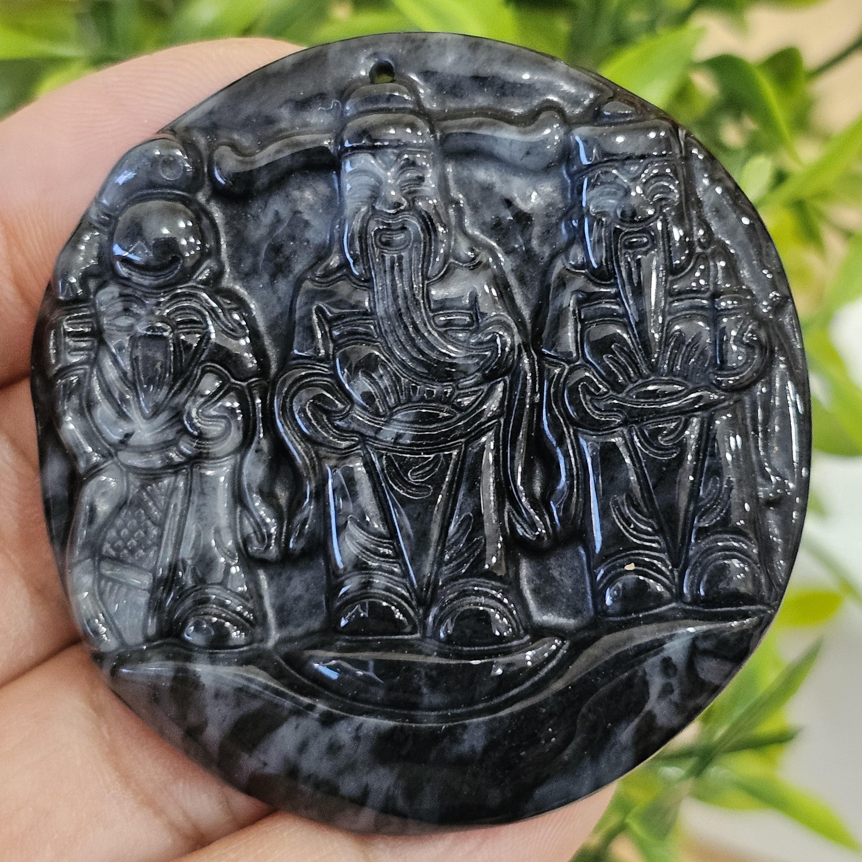 หยก พม่า แท้ Jade จี้หยก (jadeite) แกะสลักปี่เซียะ 138.62 กะรัต (Cts.) ดิบ ไม่ผ่านการปรับปรุง (Type A) พม่า (Myanmar)