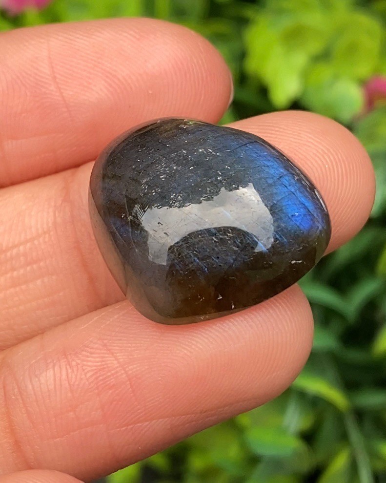 พลอย ลาบราดอไรต์ (Labradorite) 29.09 กะรัต (Cts.) พลอยแท้ อัญมณีมงคลประจําวันเกิด เครื่องประดับพลอย