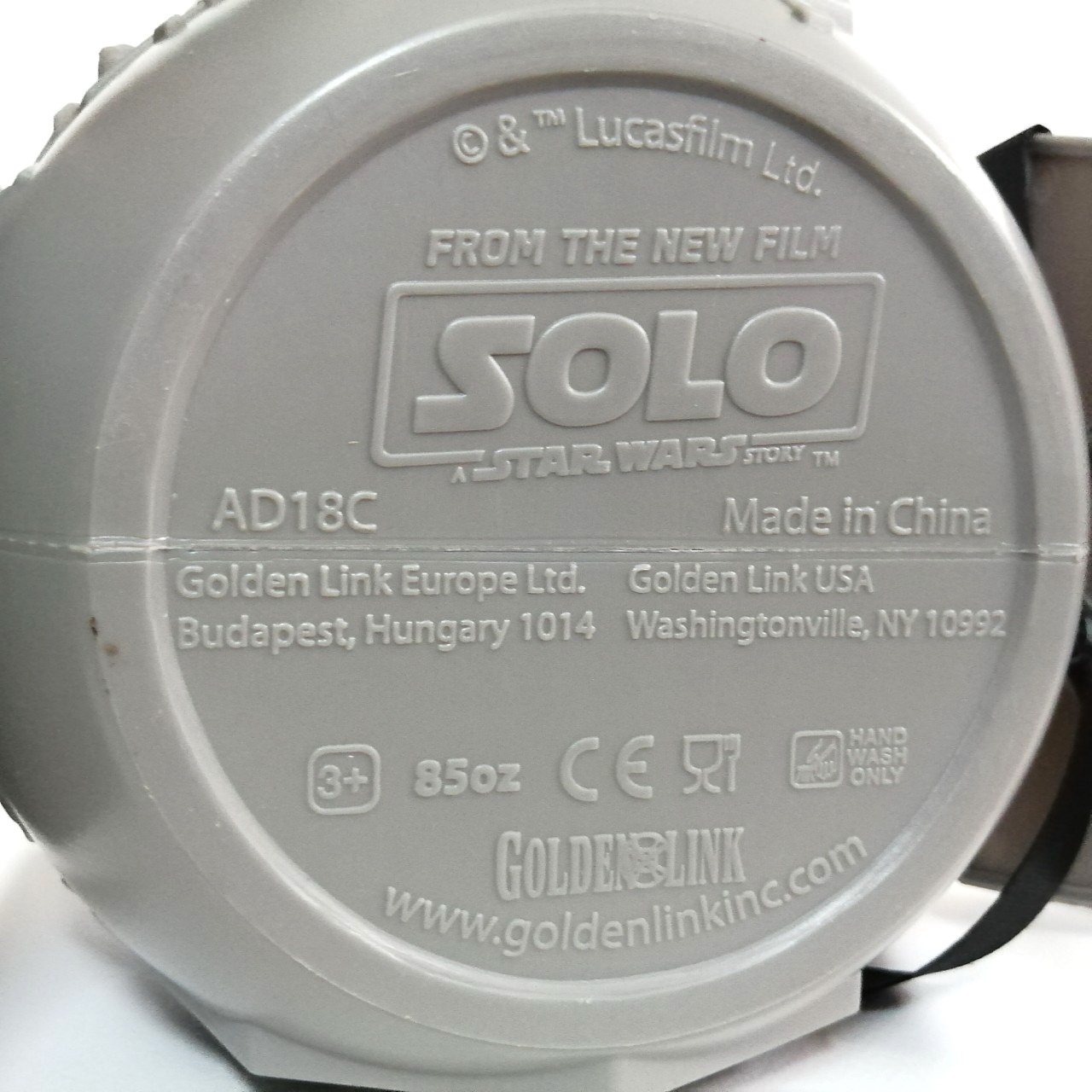 ของสะสมสตาร์วอรส์ กระติกน้ำ ยานTIE จากภาพยนตร์ STAR WARS : SOLO พรีเมี่ยมจากโรงภาพยนตร์ เครือ EGV มีรอยบ้าง