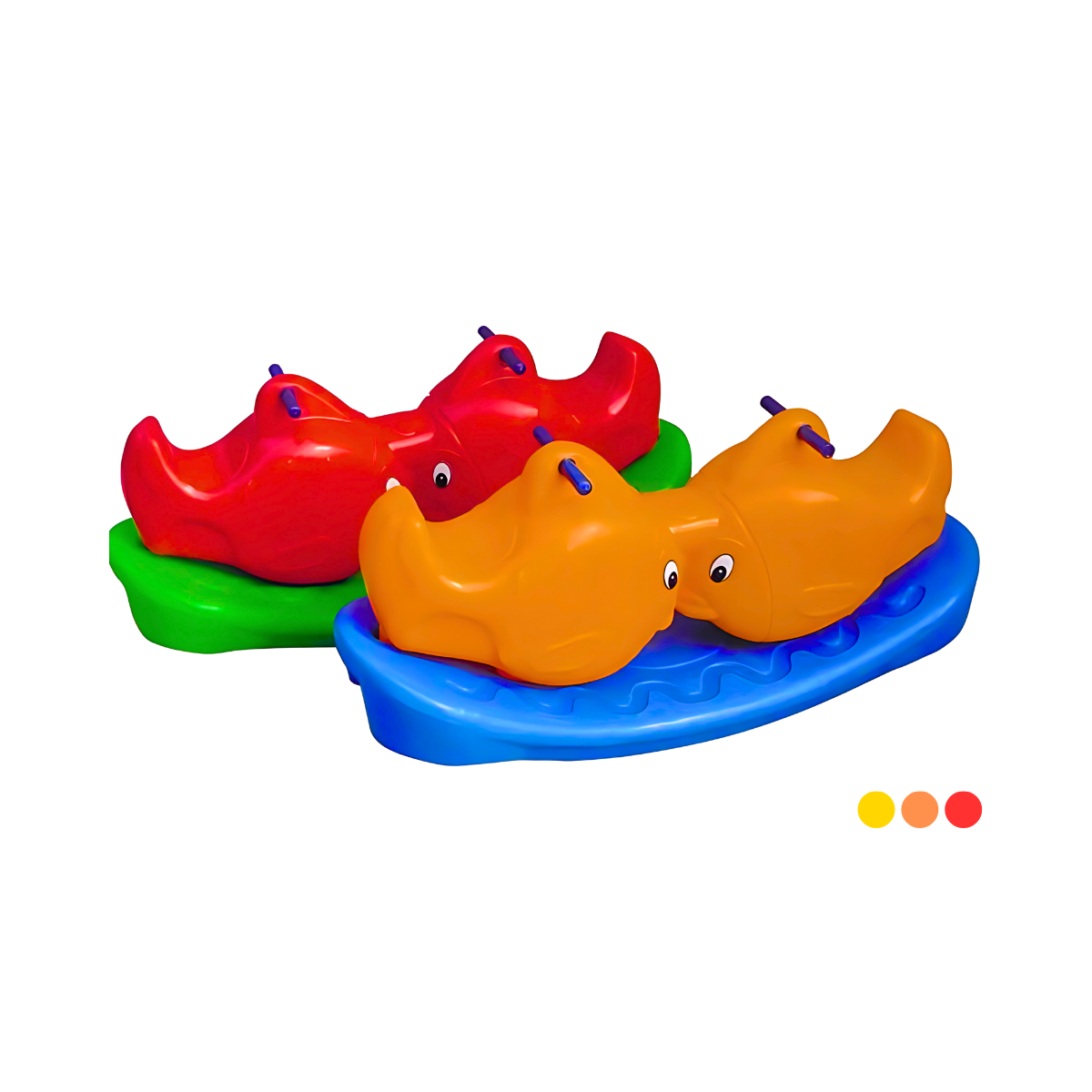 โยกเยก ม้าโยก โยกเยกปลาคู่ (โยกเยก 2 ที่นั่ง) Rocking Horse Rocking Double Fish