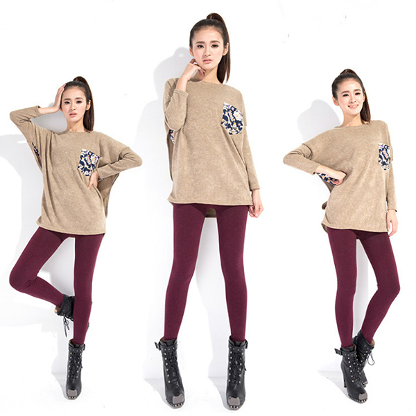 เลกกิ้งกันหนาวรุ่นหนาซับแคชเมียร์หนานุ่ม ใส่ติดลบได้ชัวร์ (11715L)