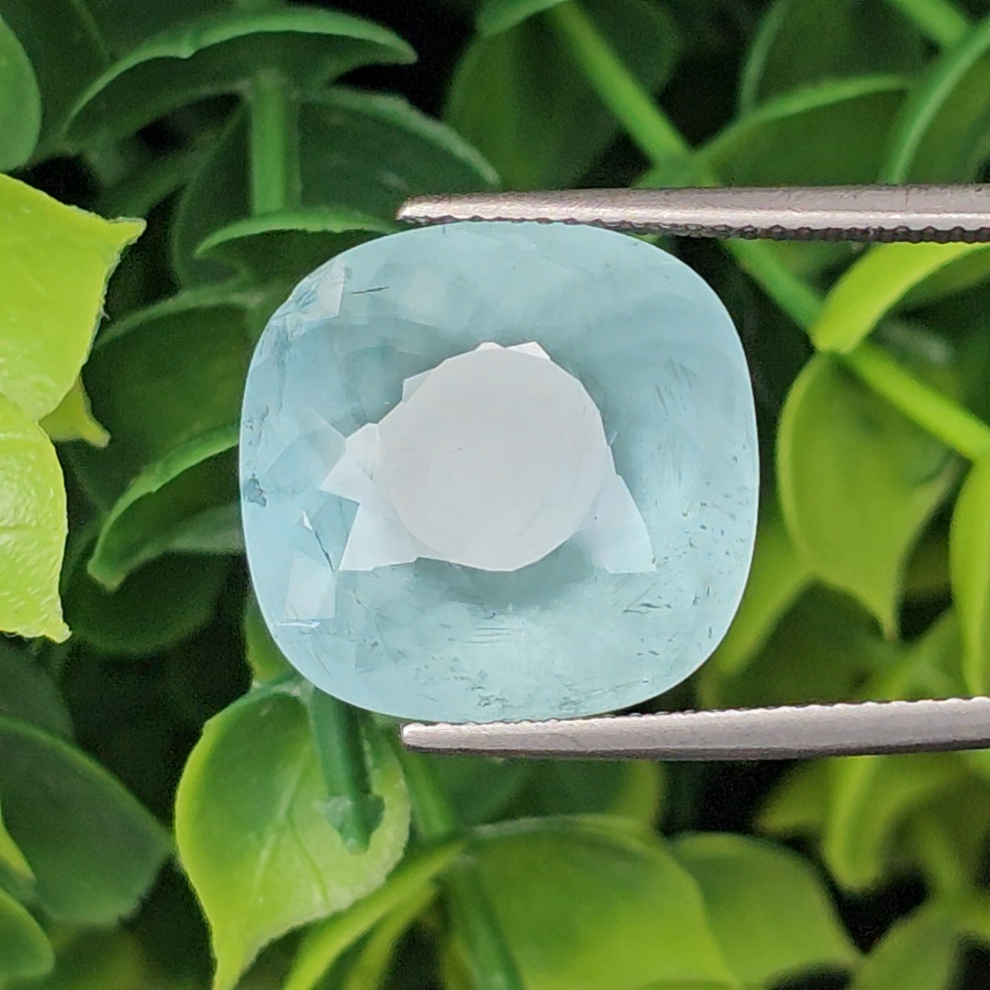 พลอย อความารีน Aquamarine 14.54 กะรัต (Cts.) พลอยแท้ อัญมณีมงคลประจําวันเกิด เครื่องประดับพลอย