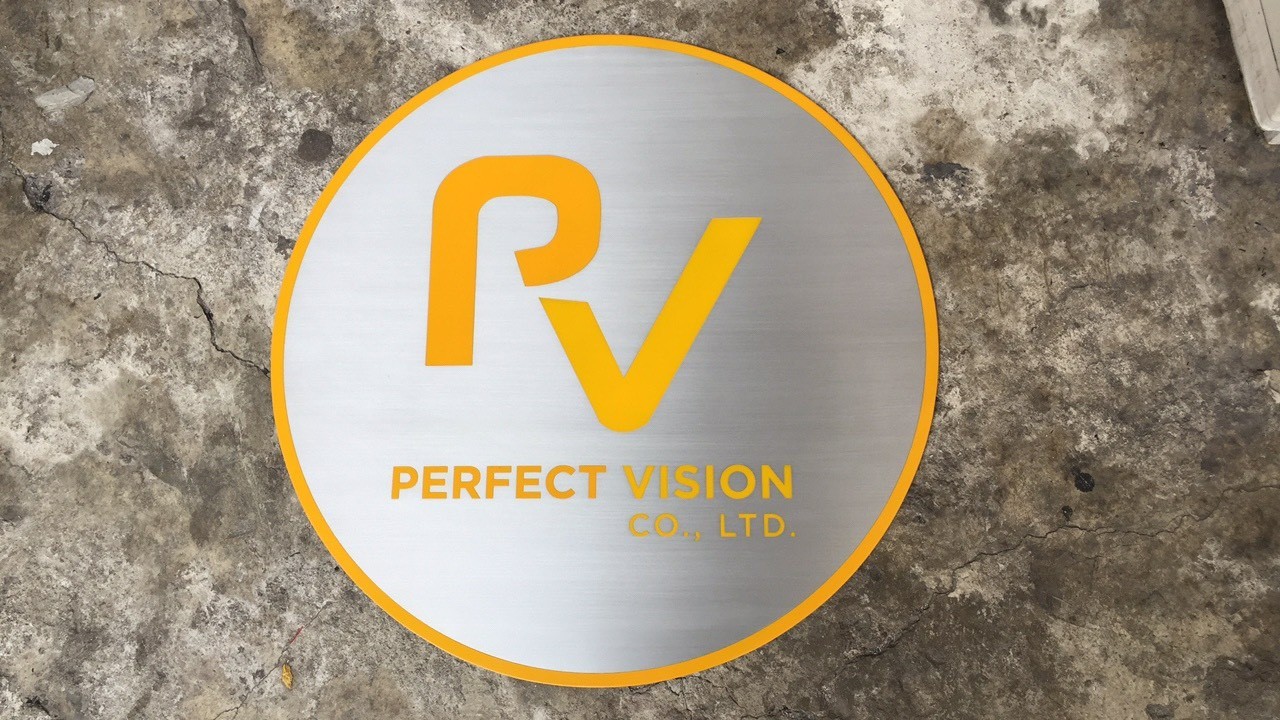 ป้ายสแตนเลสกัดกรด