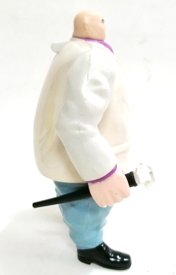 ฟิกเกอร์ AFC (แอคชั่นฟิกเกอร์) KINGPIN จาก SPIDER MAN ขนาดสูง 17 ซม. ขยับแขนได้ ไม้เท้าอยู่ครบ กดกลไกด้านหลังแล้วแขนจะยกทุ่ม งานเก่าปี 1999 สภาพสะสมเก่าเก็บ