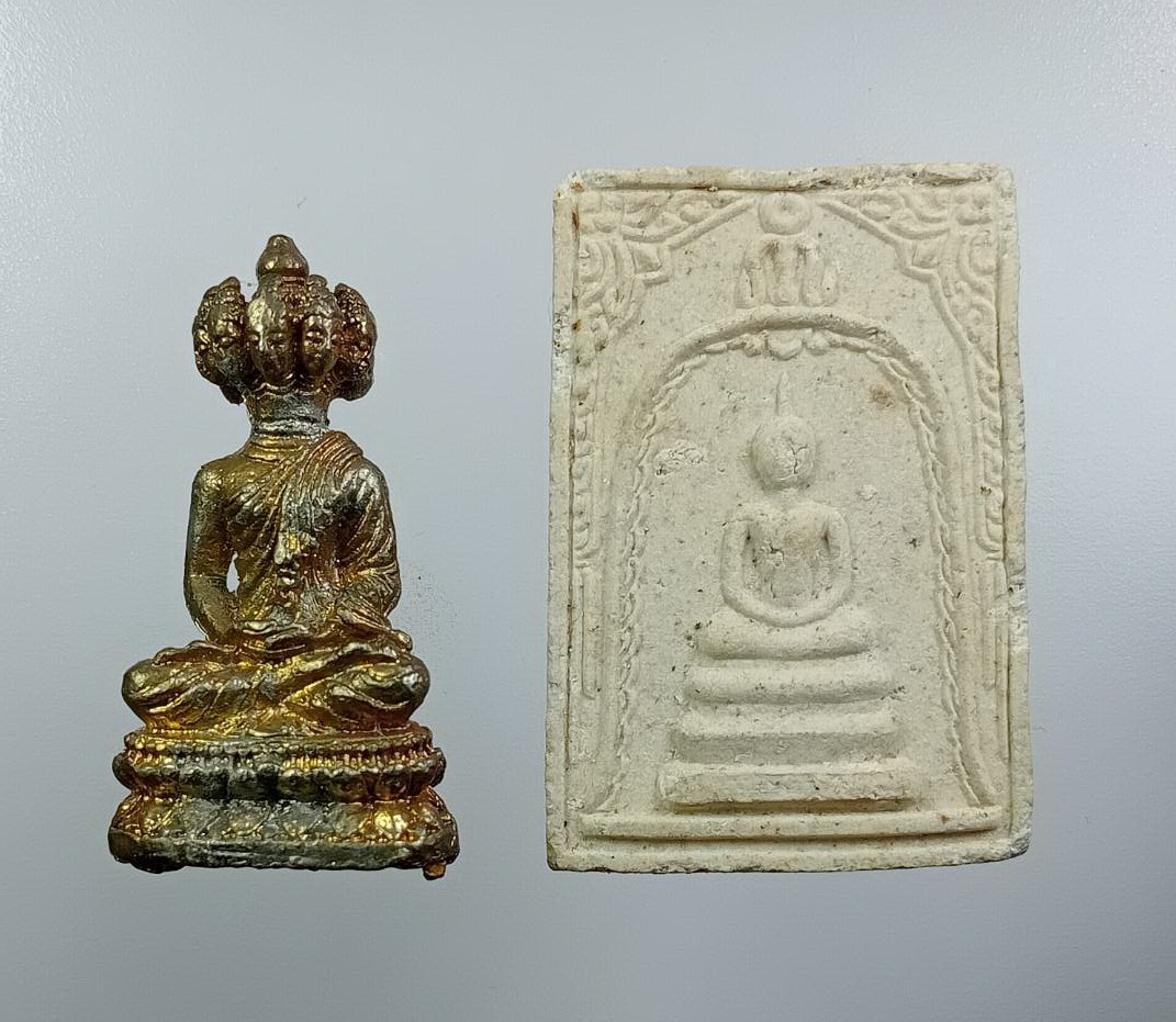 ก862 พระชุดสมเด็จมหาเศรษฐี วัดหนองหมูใต้ อ.วิหารแดง จ.สระบุรี ปี2555 ปลุกเสกโดยหลวงพ่อรวย วัดตะโก