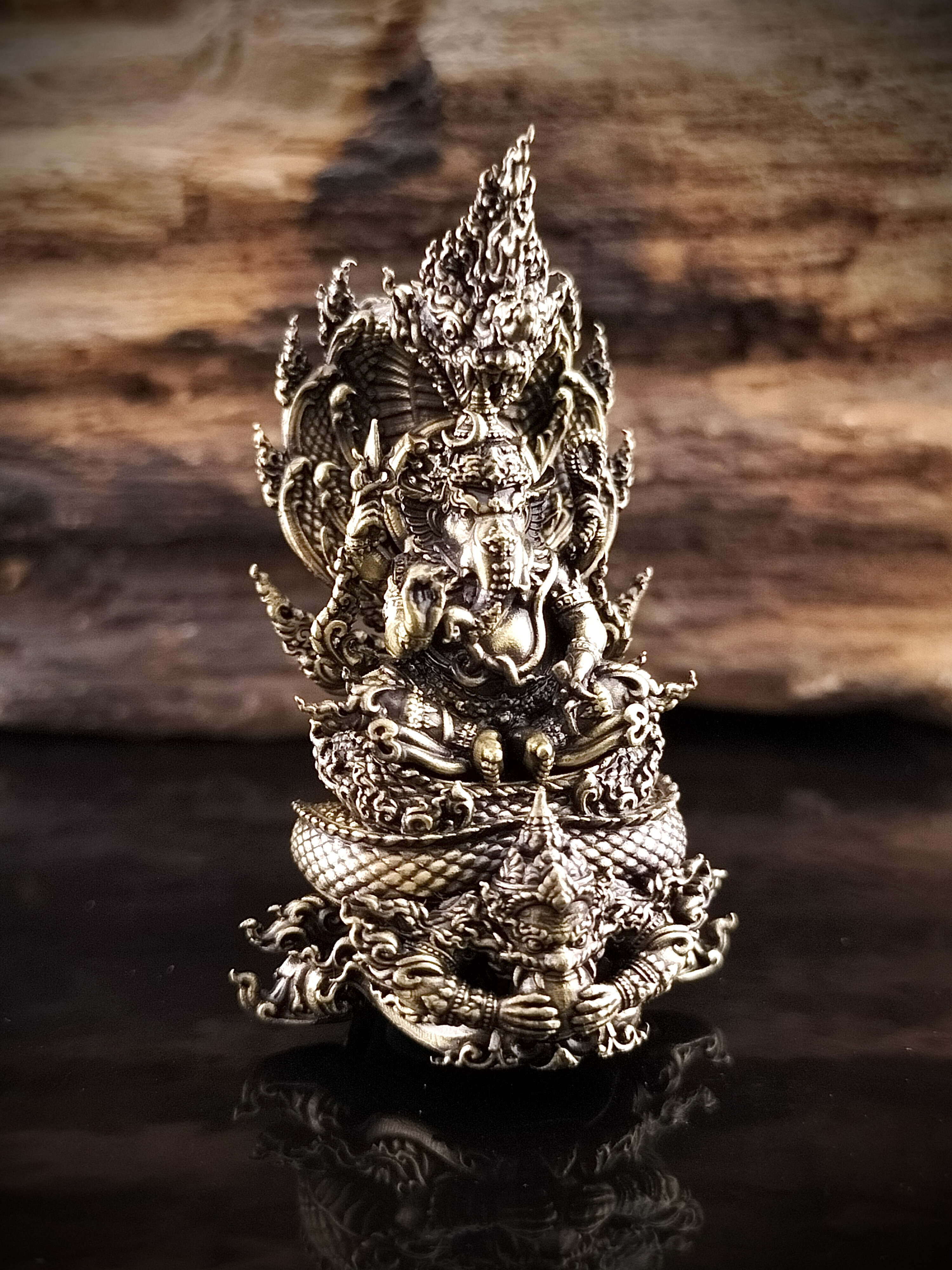 พระพิฆเนศนาคปรก รุ่น กำเนิดปัญญา (เกิดขึ้น)