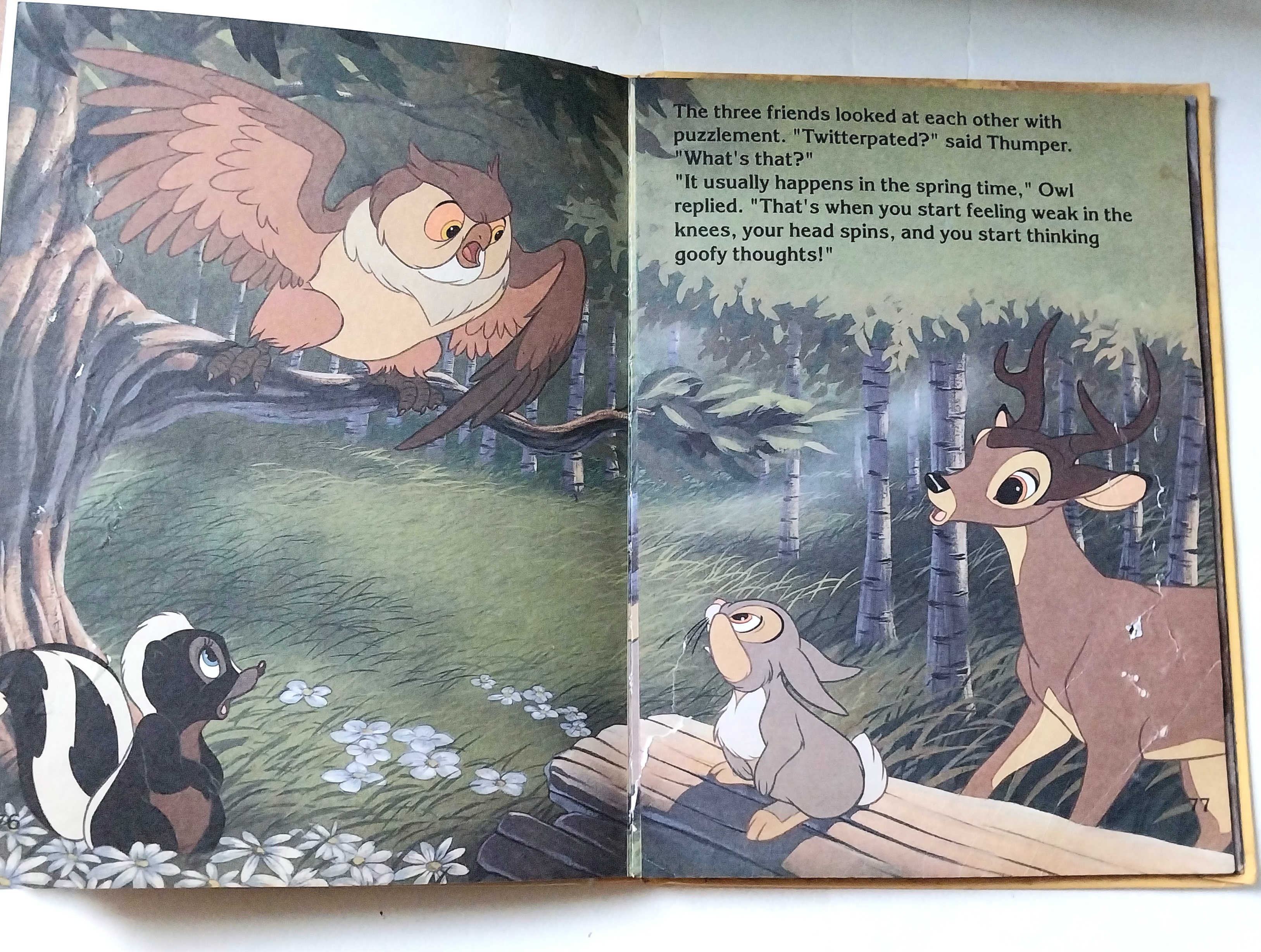 มีหลายภาพ*** มีตำหนิทั้งเล่ม โปรดดูทุกภาพ, หนังสือปกแข็งภาพสวยเรื่องราวน่ารัก** ภาษาอังกฤษ แบมบี้ Bambi จากดิสนีย์ Memorable Movie Stories