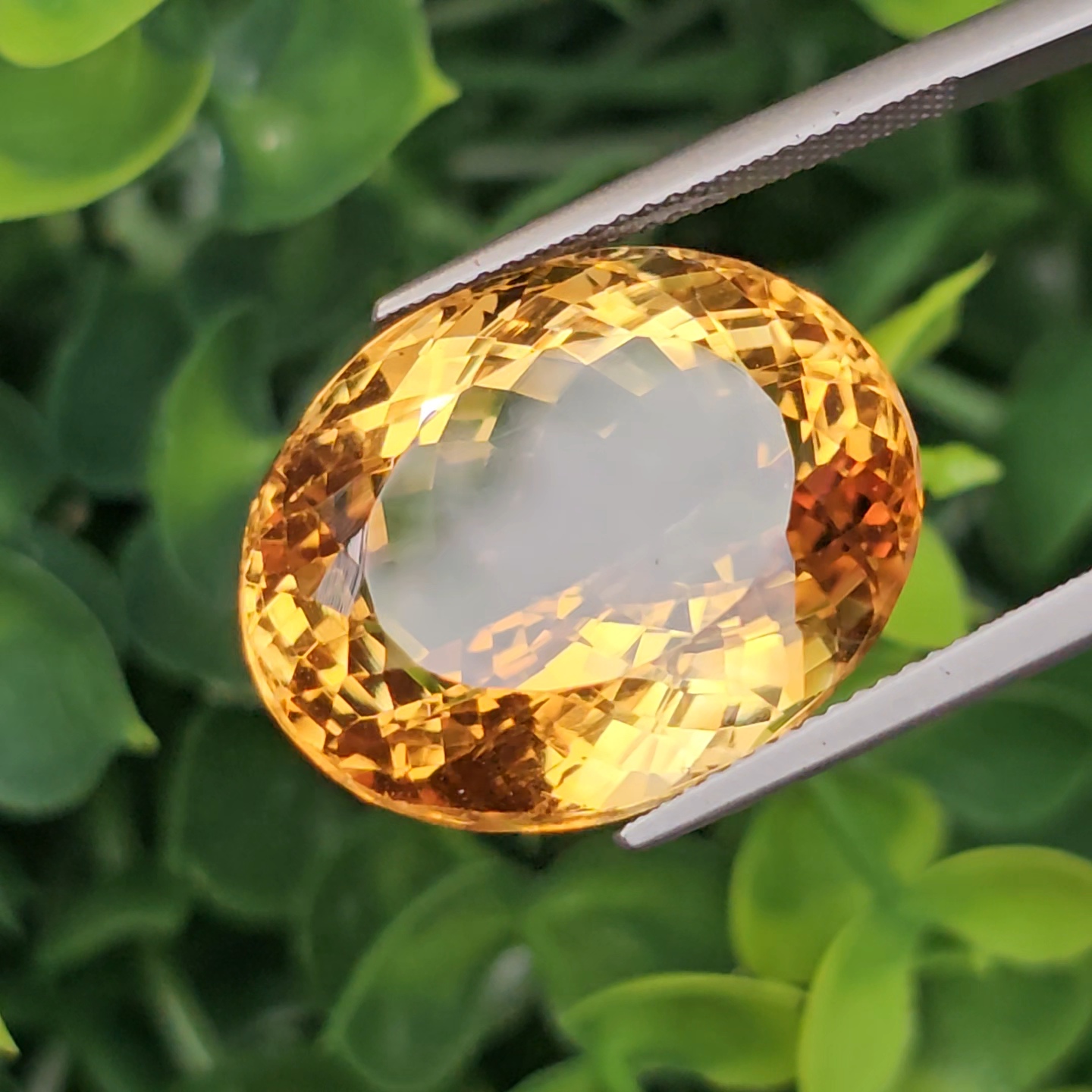 พลอย ซิทริน Citrine 32.66 กะรัต (Cts.) พลอยแท้ อัญมณีมงคลประจําวันเกิด เครื่องประดับพลอย