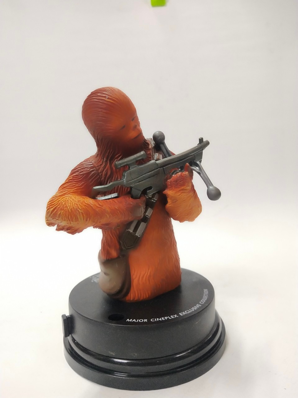 ท๊อปเปอร์แก้วน้ำ EGV ชิวแบคก้า จาก STAR WARS EP.7 THE FORCE AWAKEN ขนาดตามภาพ เก่าเก็บหลุดจากฐานแต่ประกอบได้ มือสองตามสภาพ