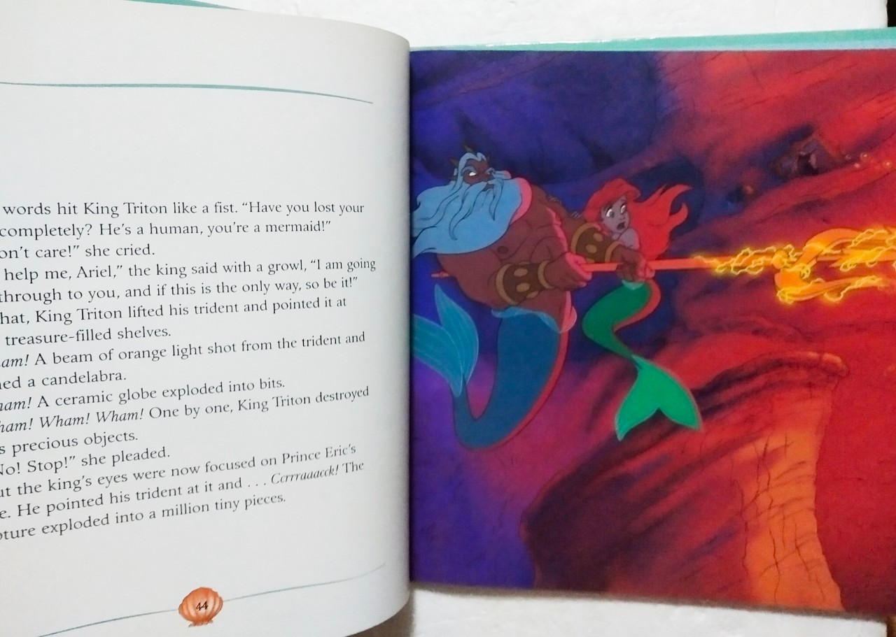 หนังสือนิทานภาพสวย**ปกหลังมีตำหนิตรงสันบนและมีรอยตามภาพ, เจ้าหญิงเงือกน้อย แอเรี่ยล The Little Mermaid