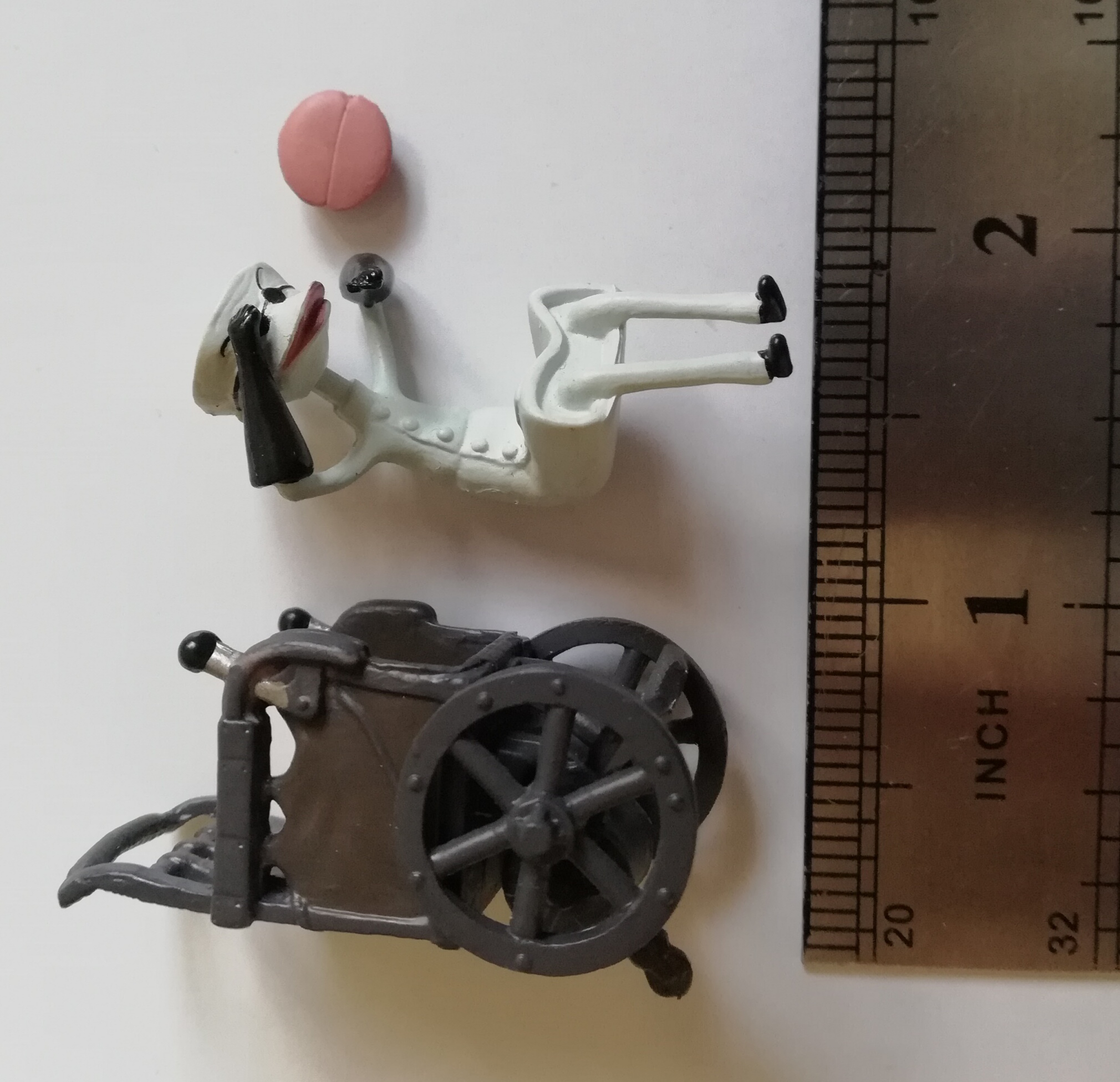 งานกาชาปอง ฟิกเกอร์ แคแรคเตอร์ จาก ไนท์แมร์ บีฟอร์ คริสมาสต์ DR. FINKELSTEIN นั่งรถเข็น ทำสีสำเร็จ