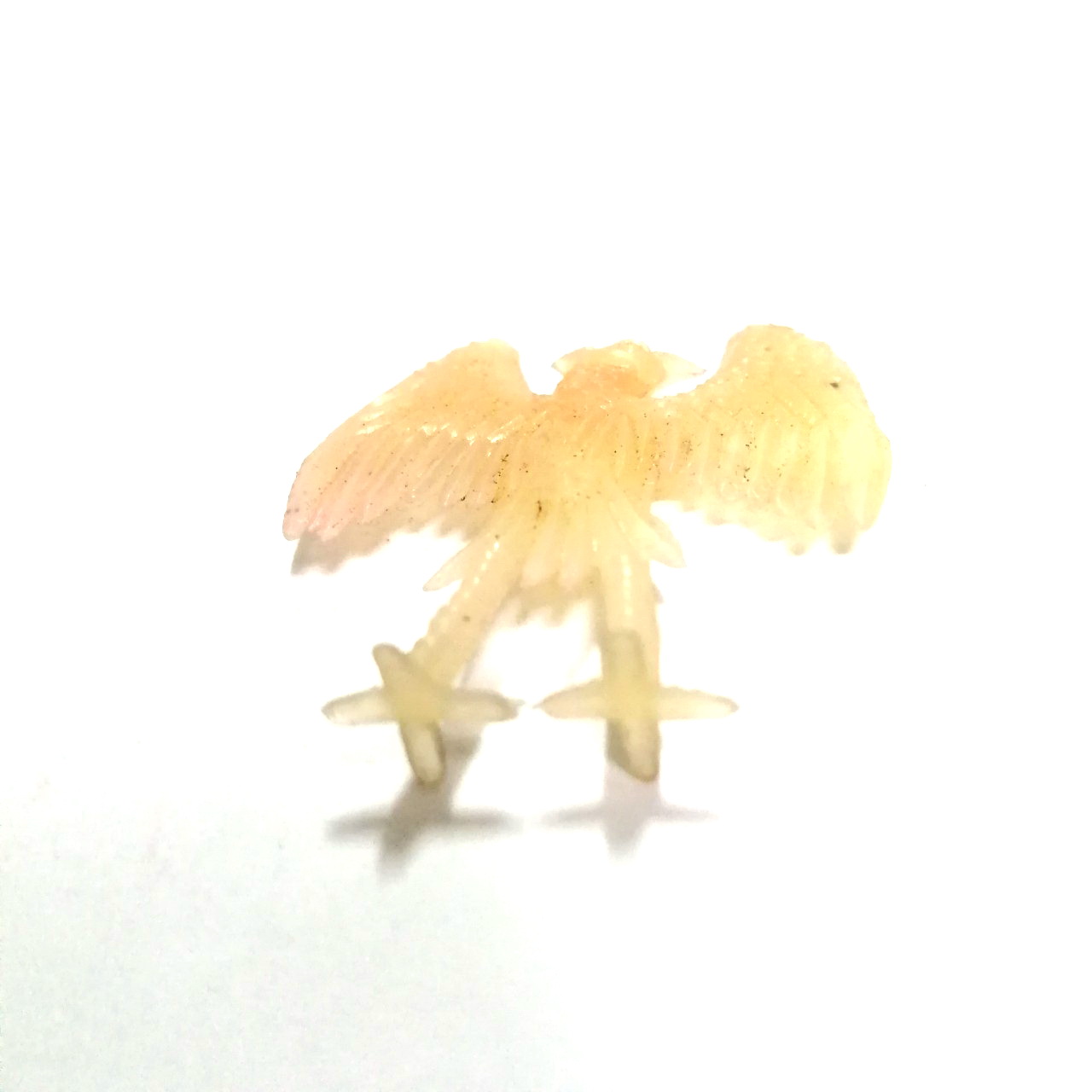 ตุ๊กตุ่น แอนท์ มนุษย์เหยี่ยว รุ่นแถมจากถุงถั่วรุ่นเก่า ราวปี 2518 สูงราว 2 นิ้ว สภาพดี สีชมพูอ่อนไม่หักไม่กาว