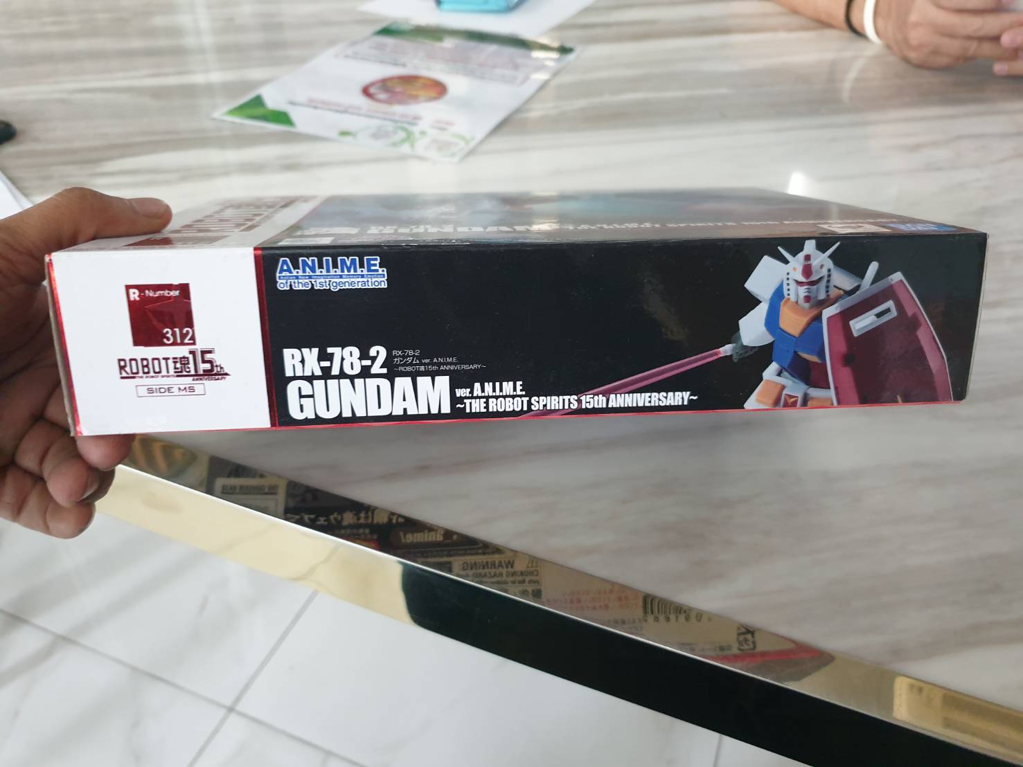กันดั้ม Bandai Spirits The Robot Spirits <SIDE MS> R-312 RX-78-2 Gundam Ver. A.N.I.M.E. ～The Robot Spirits 15th Anniversar