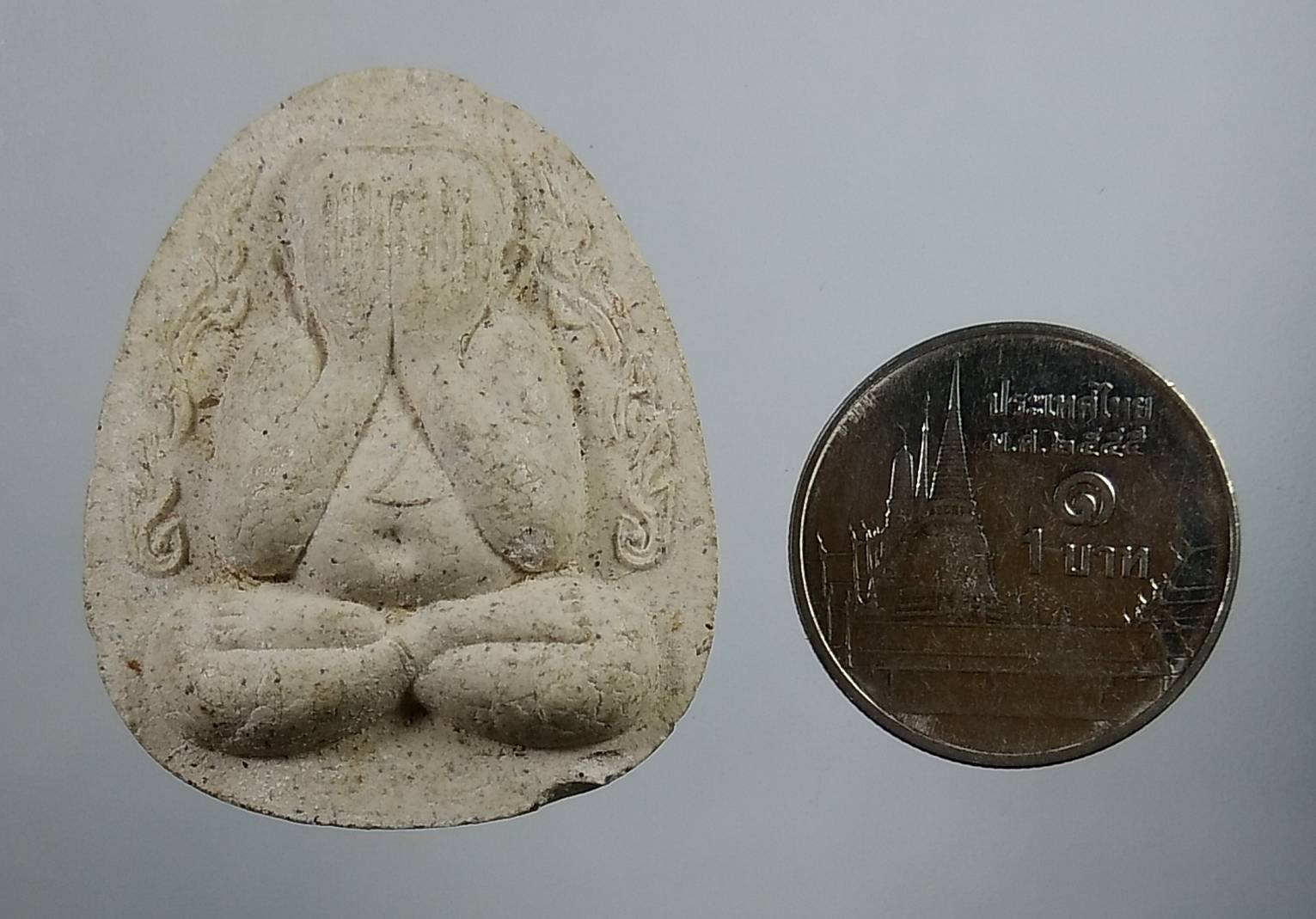 ผ296 พระปิดตา หลวงปู่เหรียญ วัดอรัญบรรพต จ.หนองคาย ปี2539