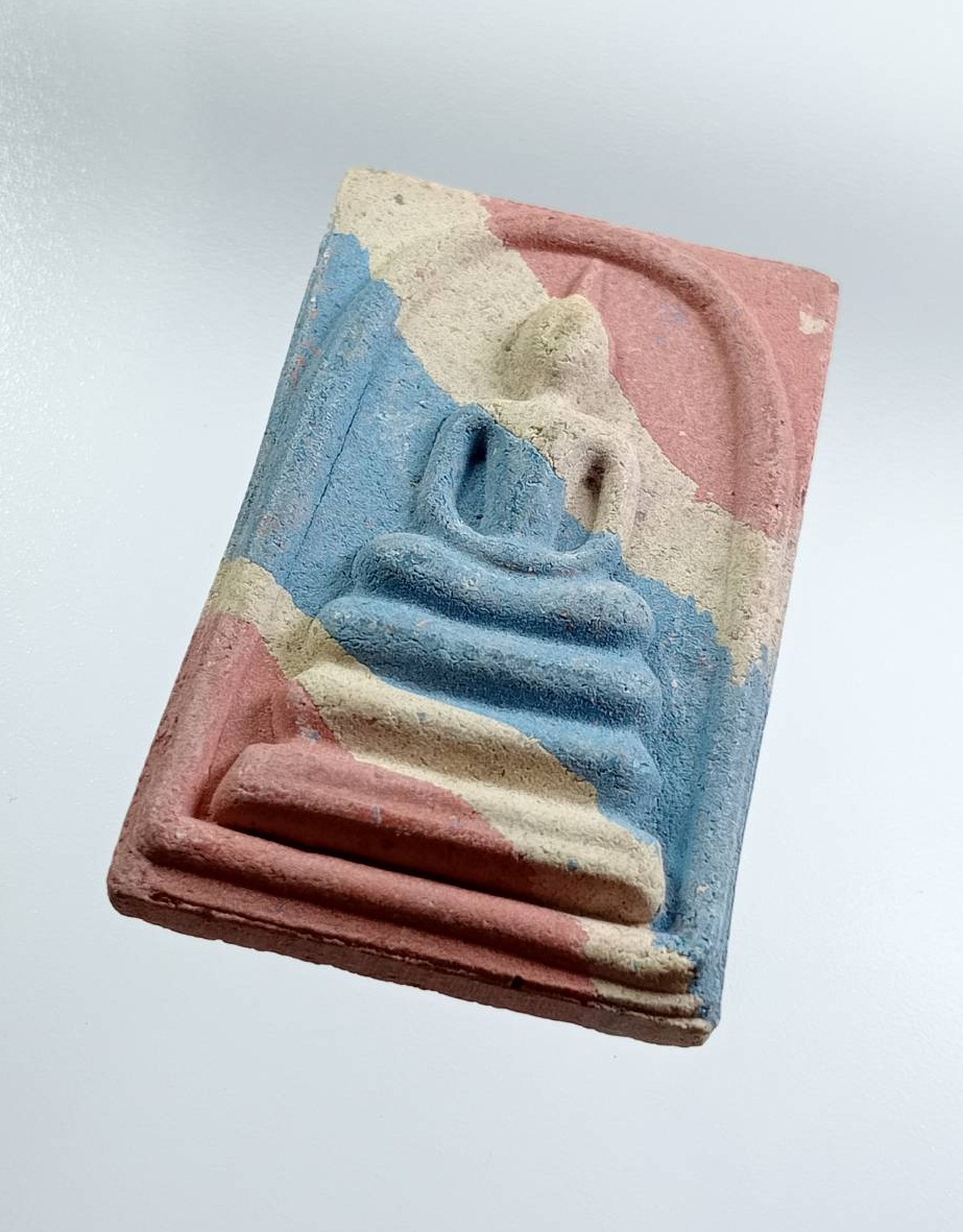 ผ3212 พระสมเด็จ หลังพระนางพญา วัดถ้ำพระธรรมมาสน์ จ.พิษณุโลก